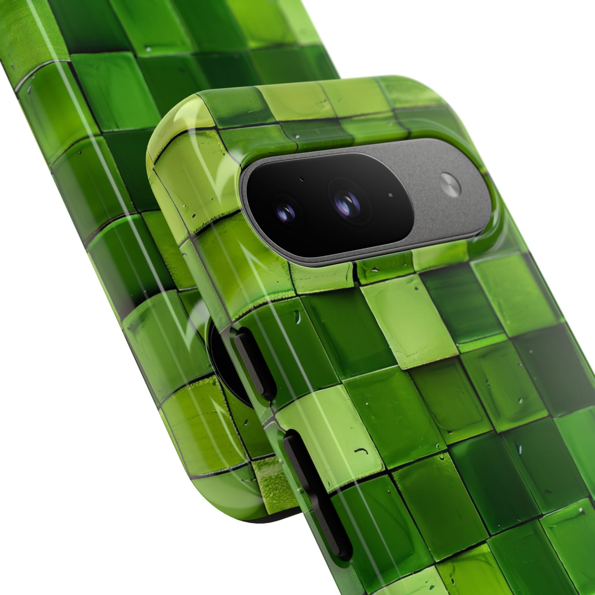 Green Tile Harmony Google Pixel 9 - Tough