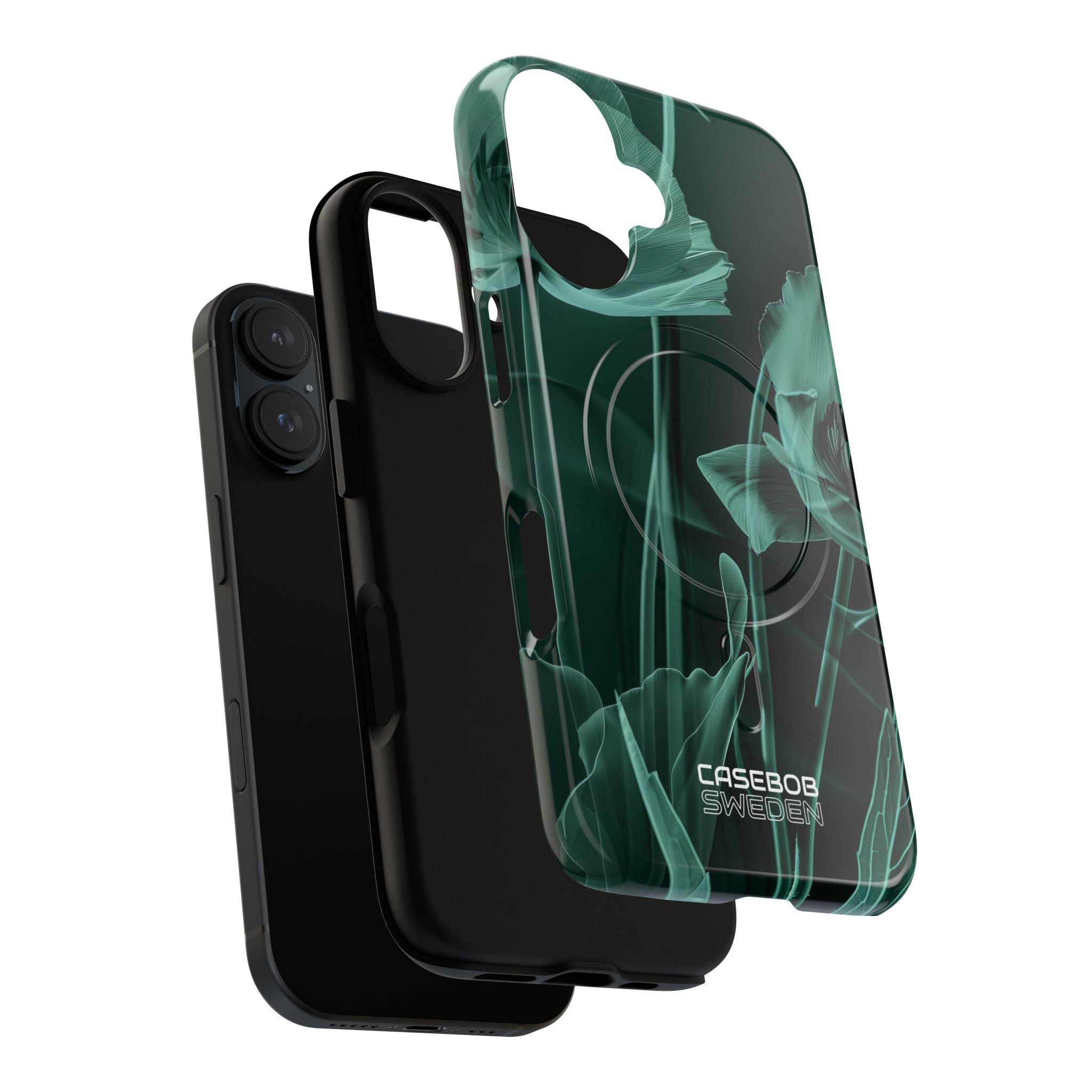 Teal Bloom Radiance iPhone 16 - Tough+
