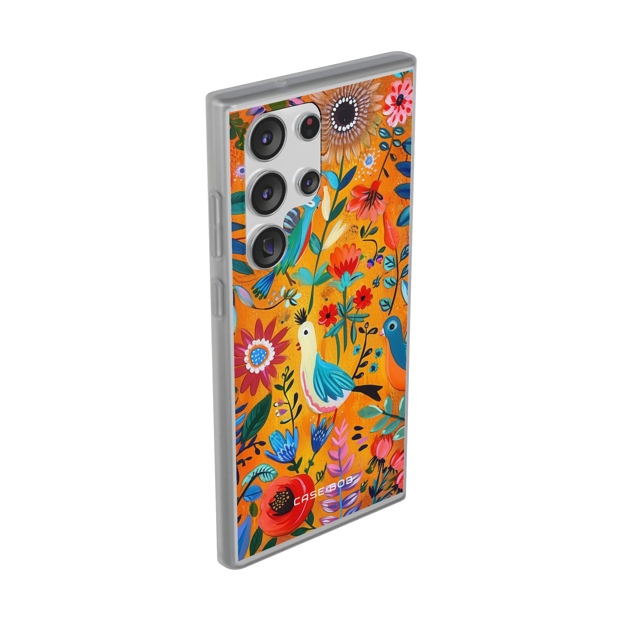 Colorful Birds Bloom Samsung S23 Ultra Case - Soft