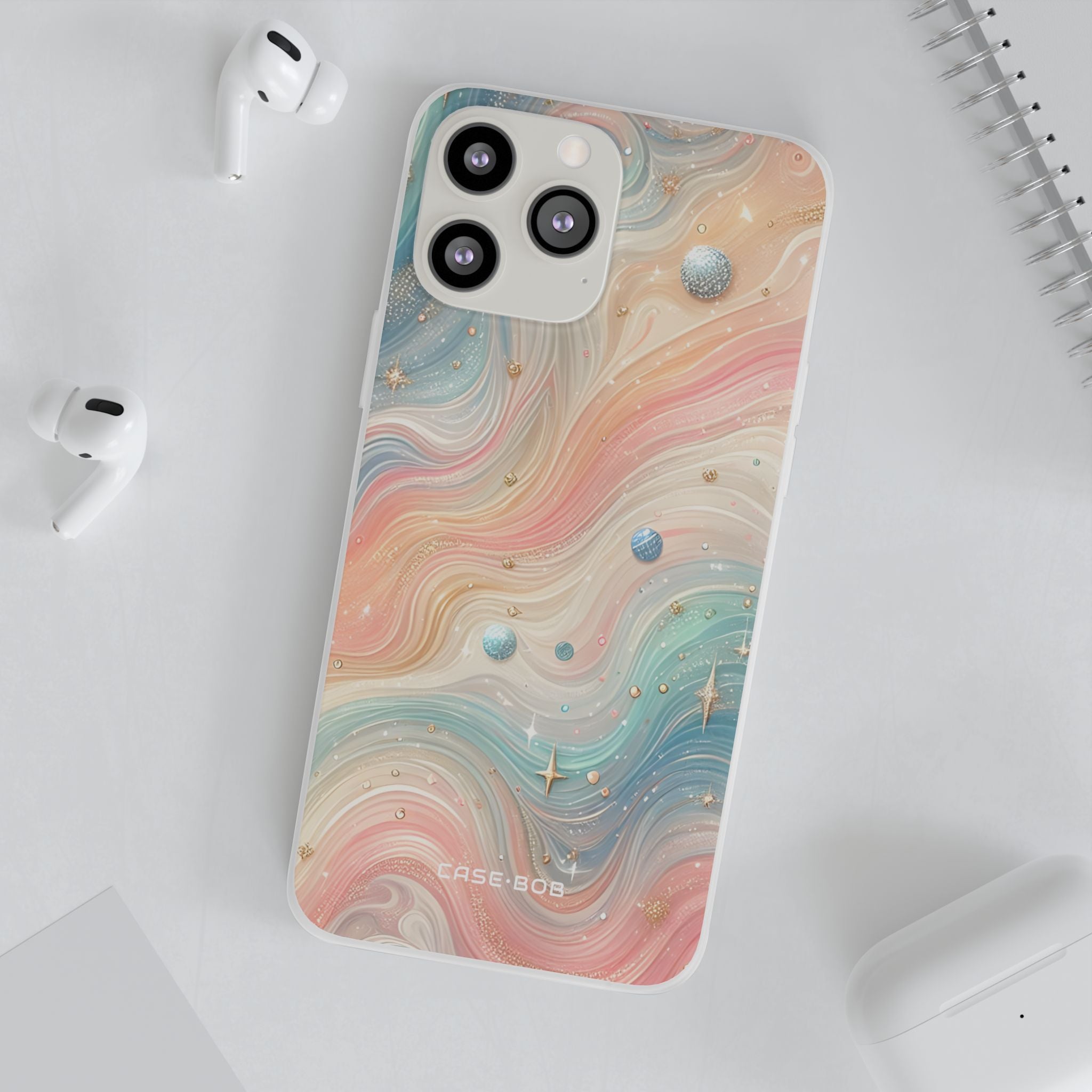 Iridescent Swirls iPhone 13 Pro Max - Soft