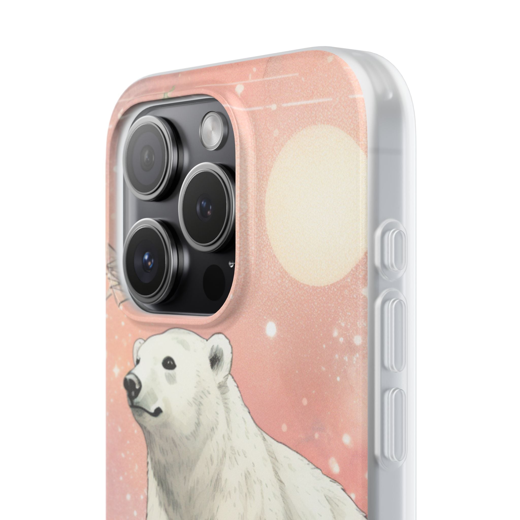 Polar Bear Dream iPhone 15 Pro Case - Soft
