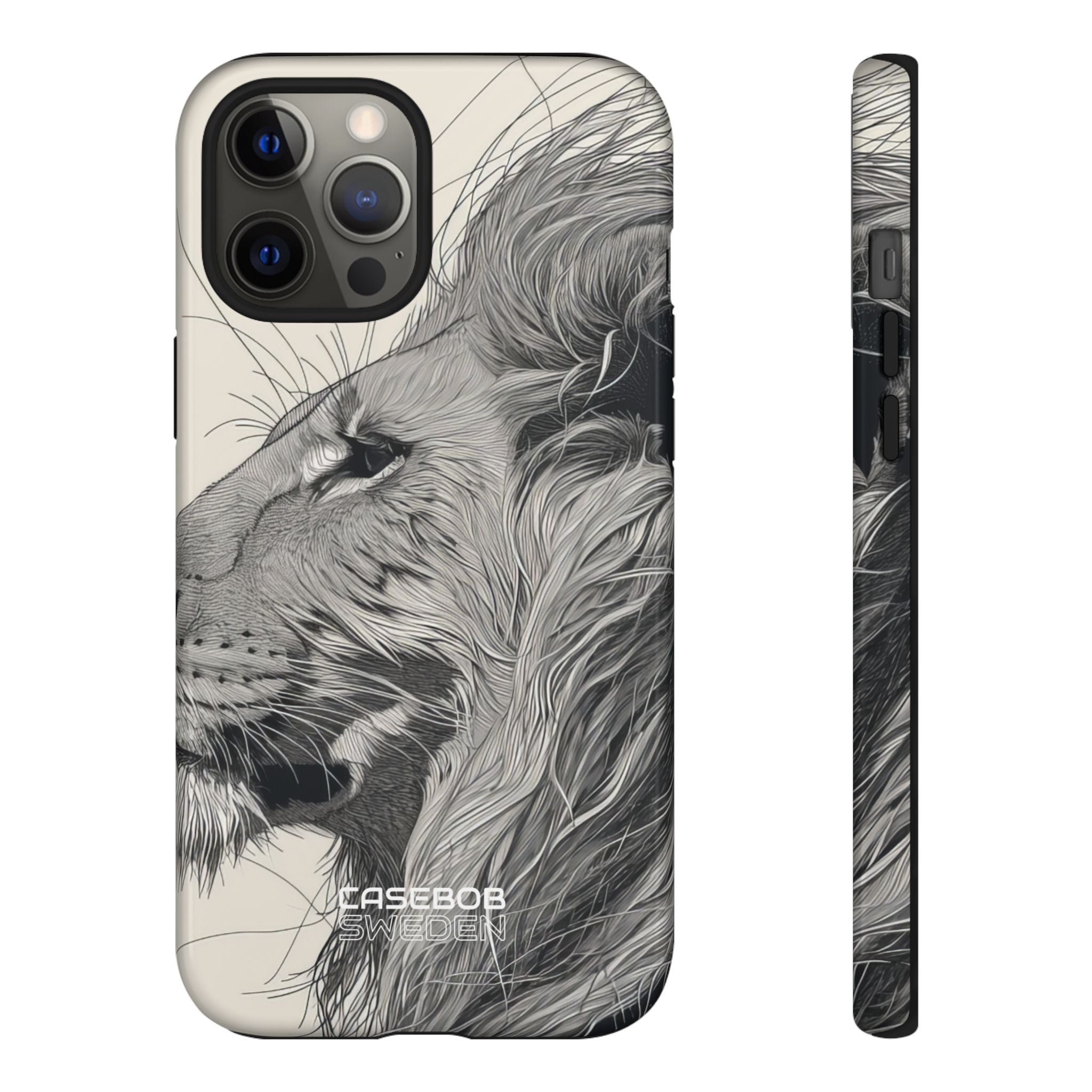 Majestic Lion Profile iPhone 12 - Tough
