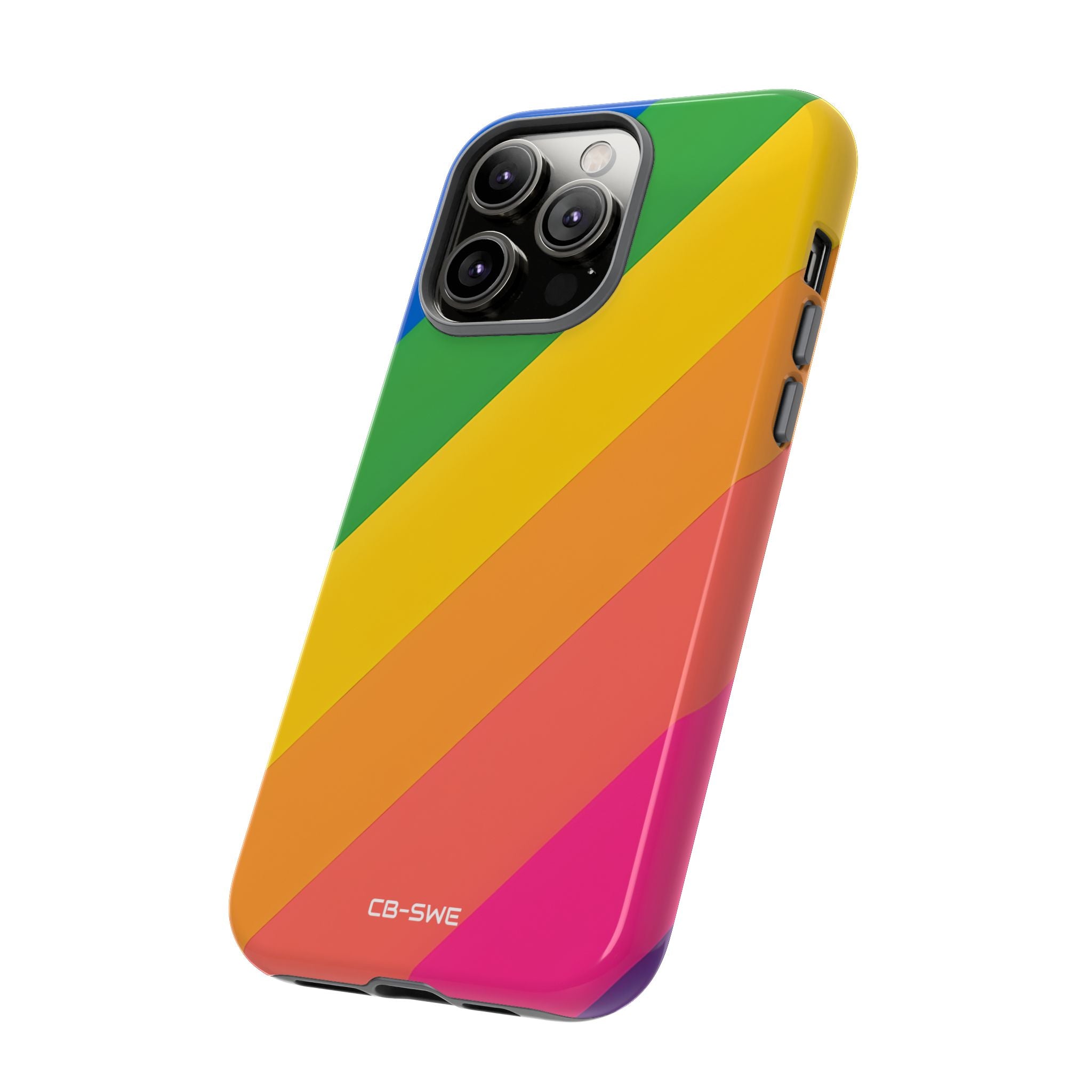 Vibrant Geometric Spectrum - iPhone Case