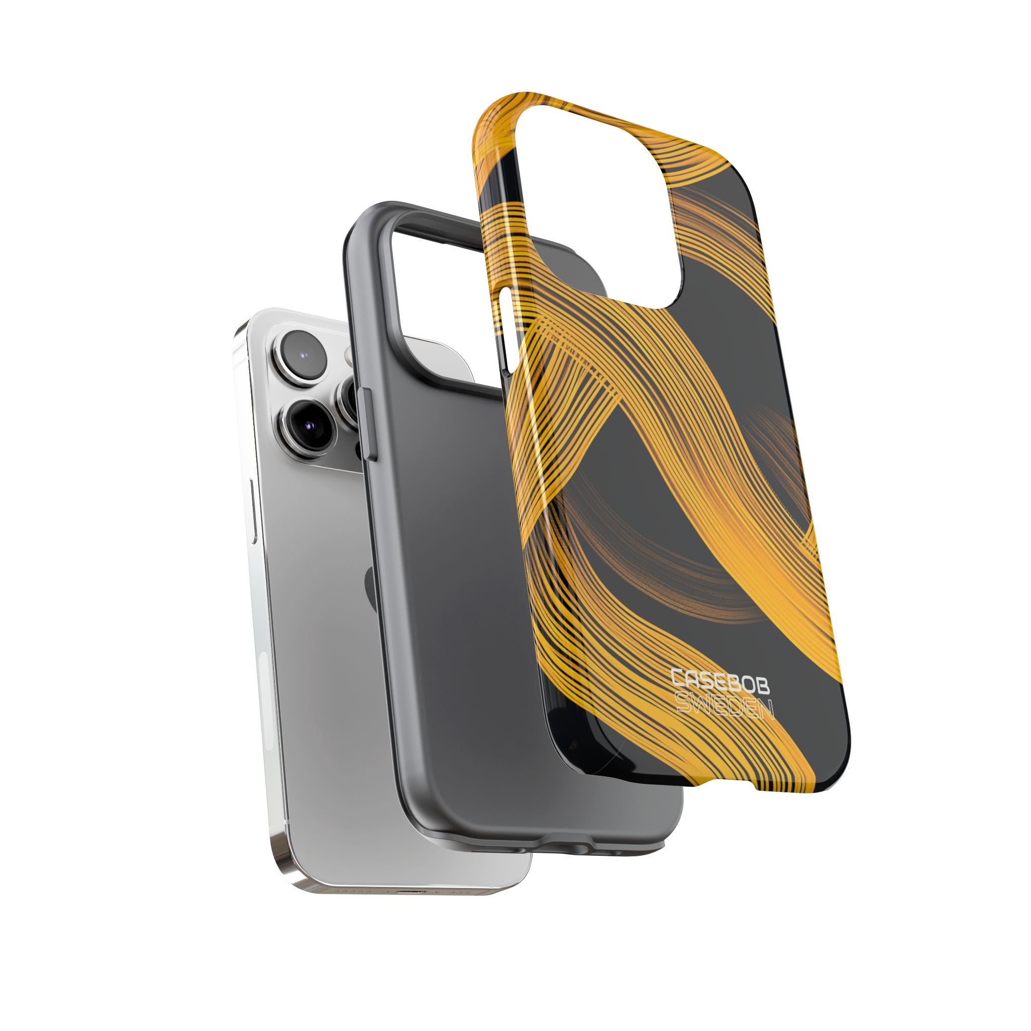 Yellow Flow Lines iPhone 14 - Tough