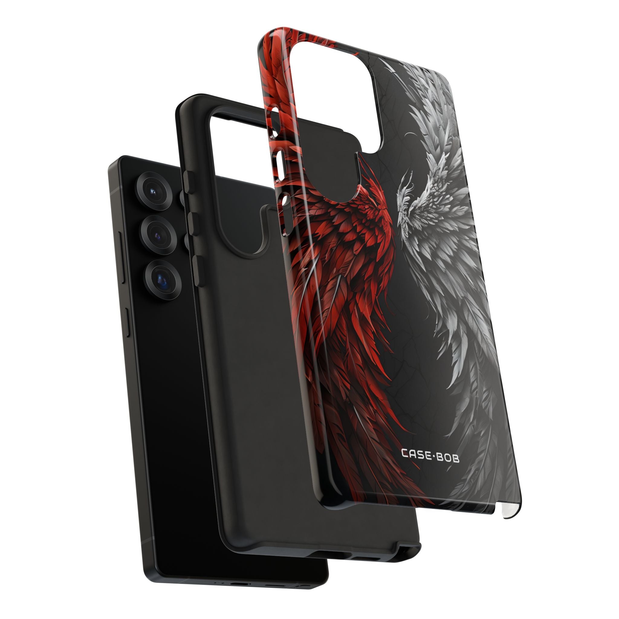 Crimson White Wings Samsung S25 Ultra Case - Tough