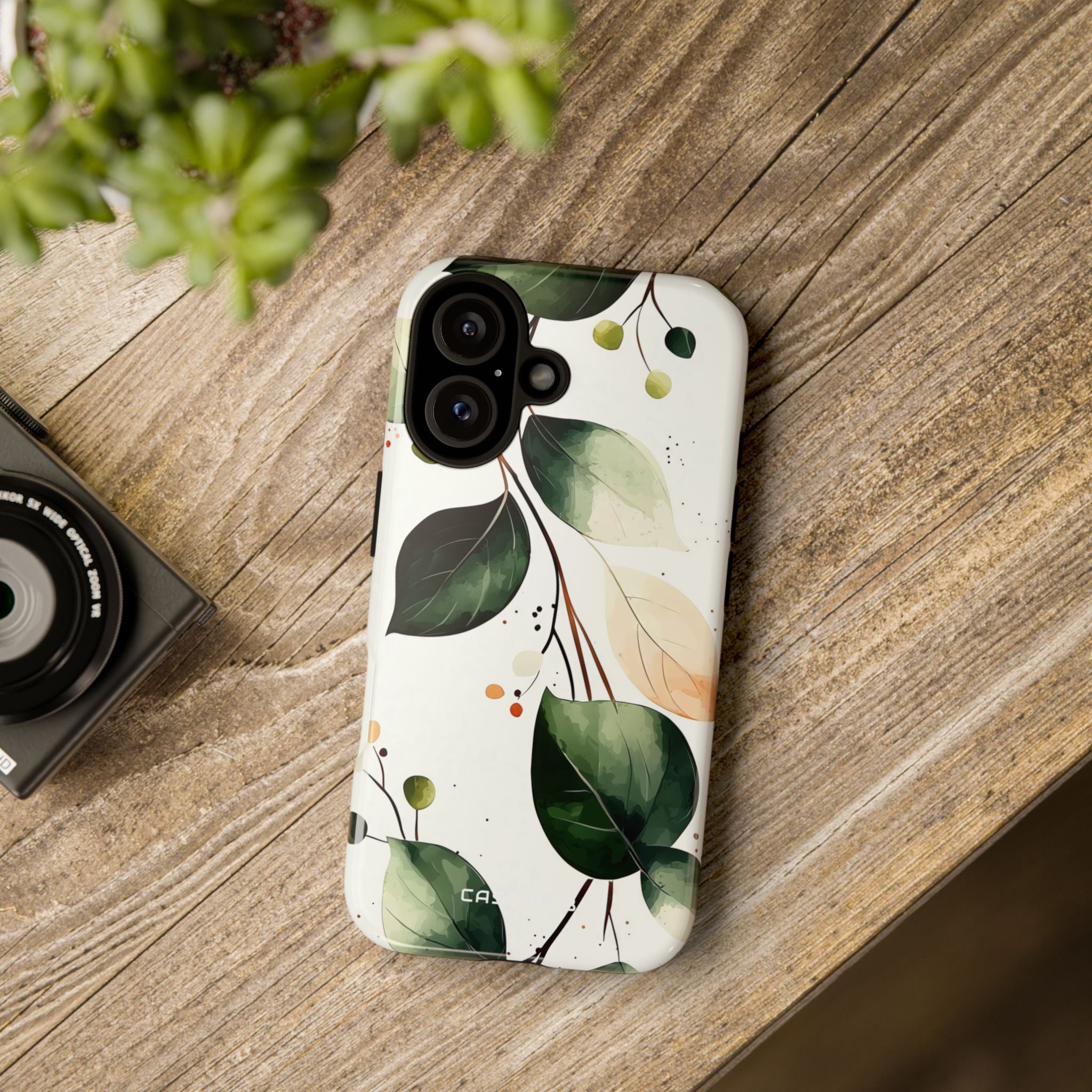 Greenberry Branch iPhone 16 Pro Case - Tough