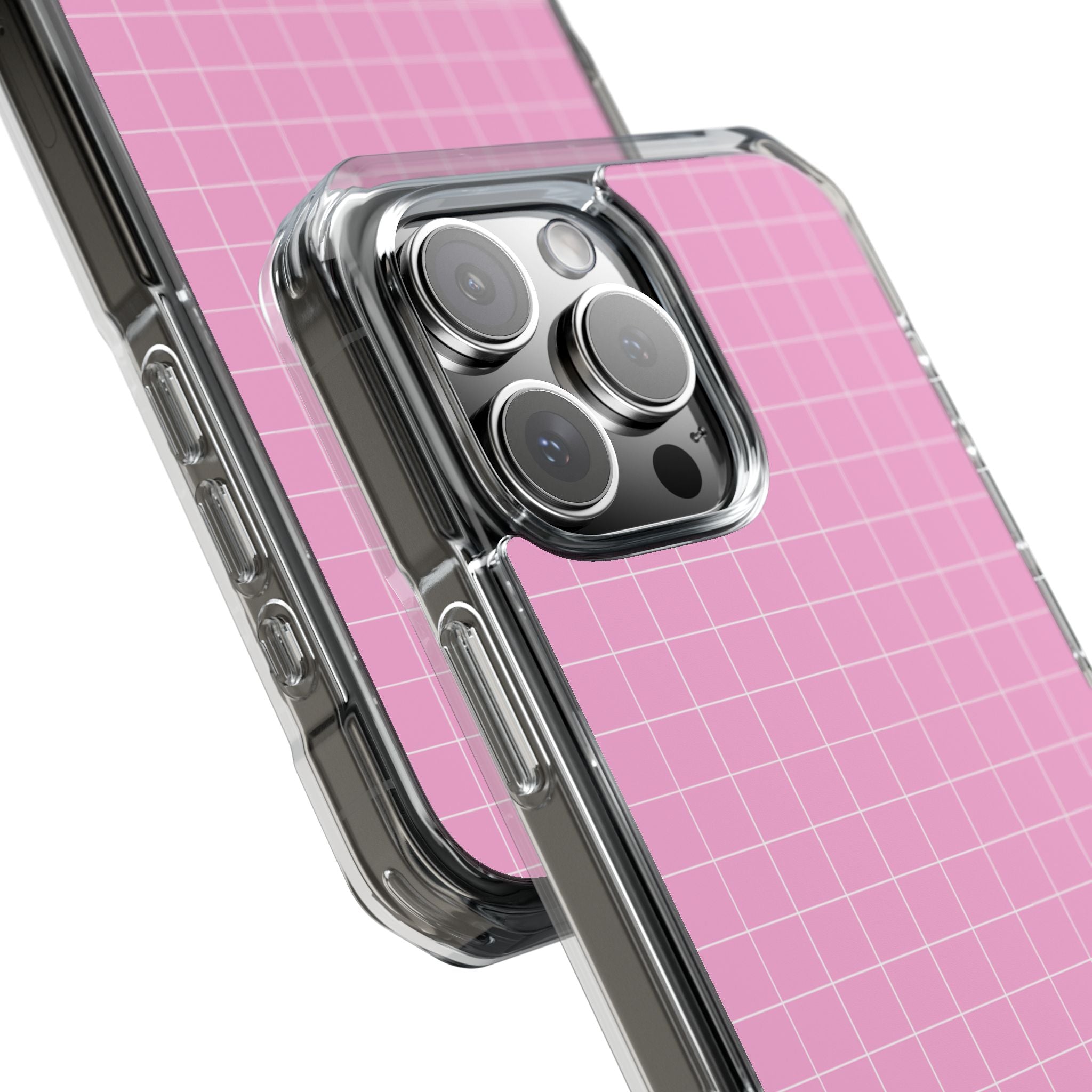 Pink Squares Align iPhone Case - Impact