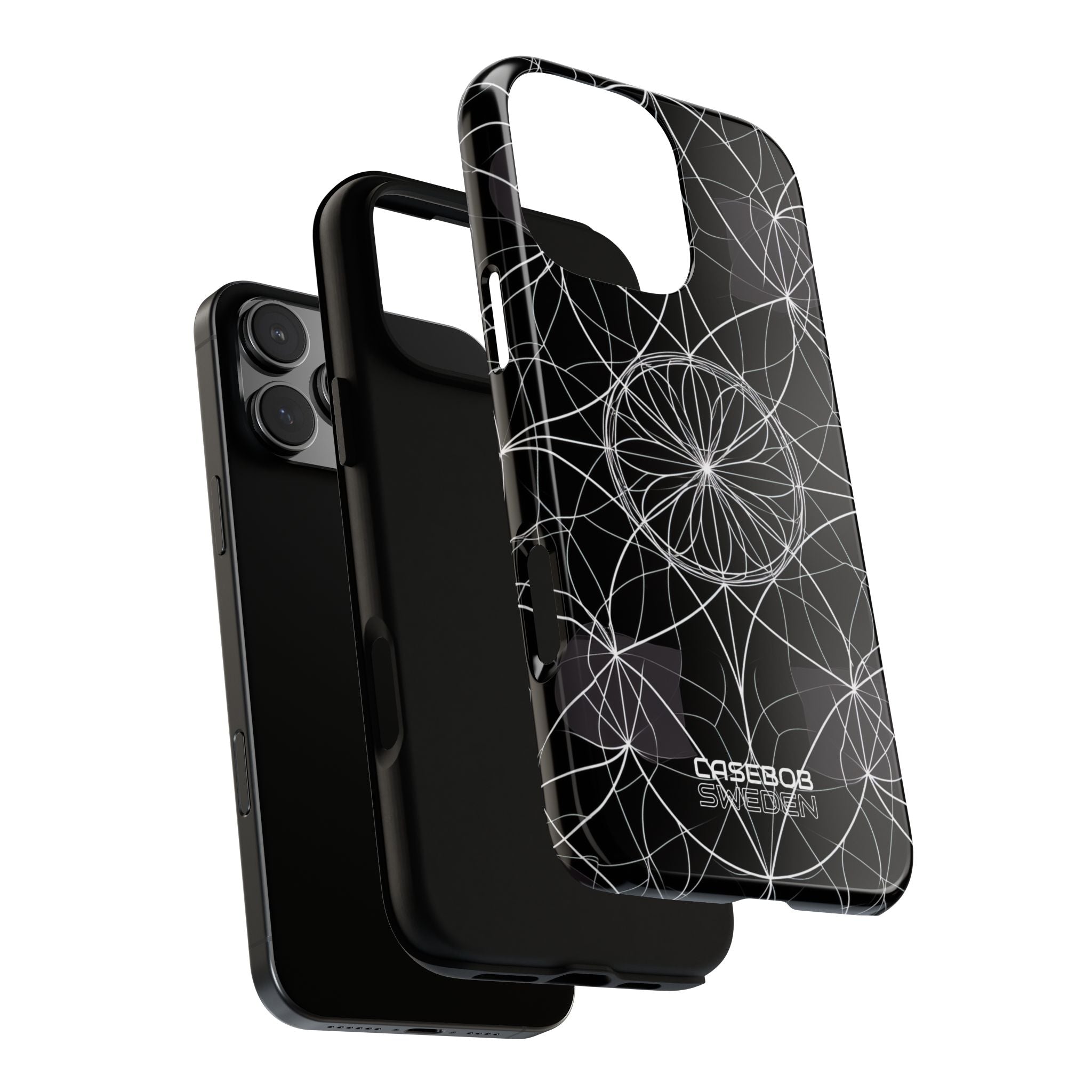 Symmetric Line Bloom iPhone 16 - Tough