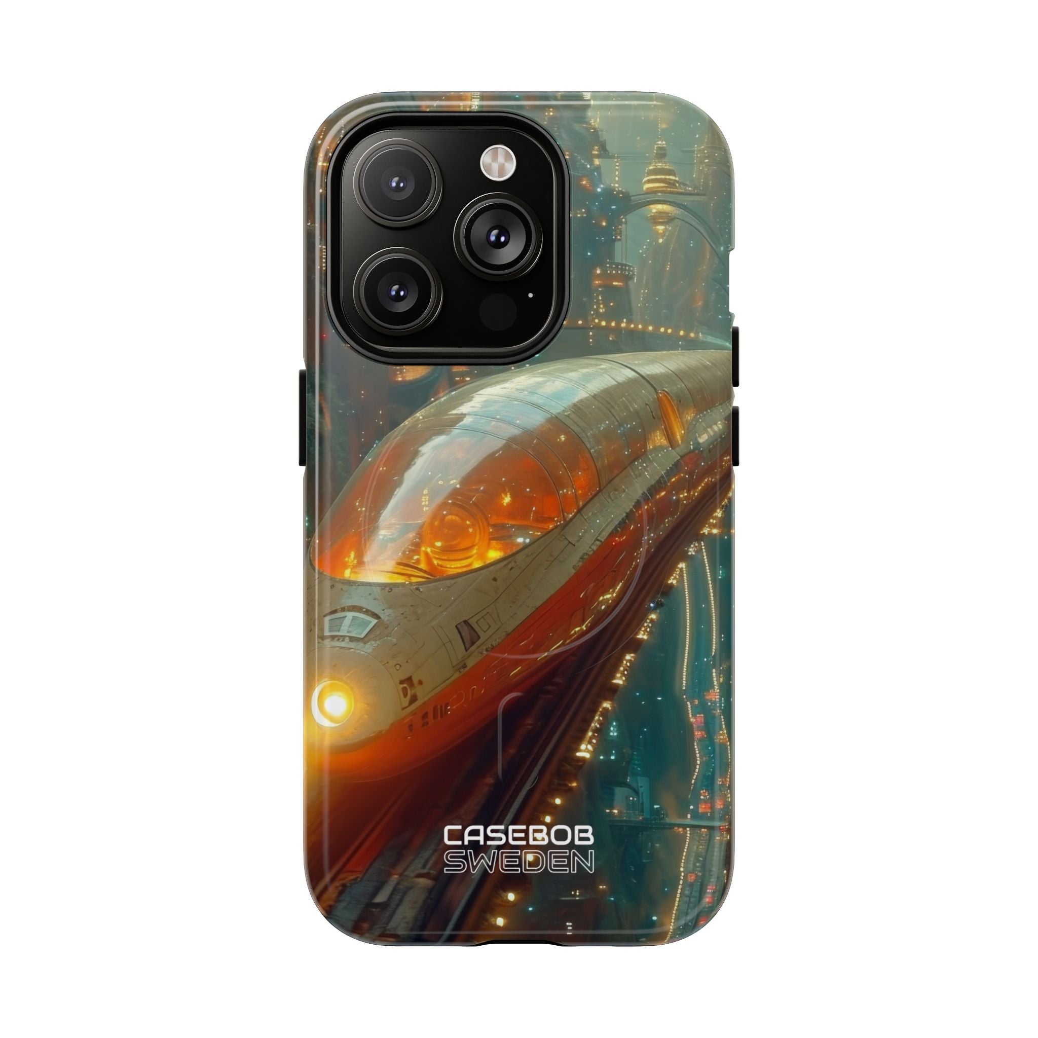 Futuristic Train Odyssey iPhone 14 - Tough+