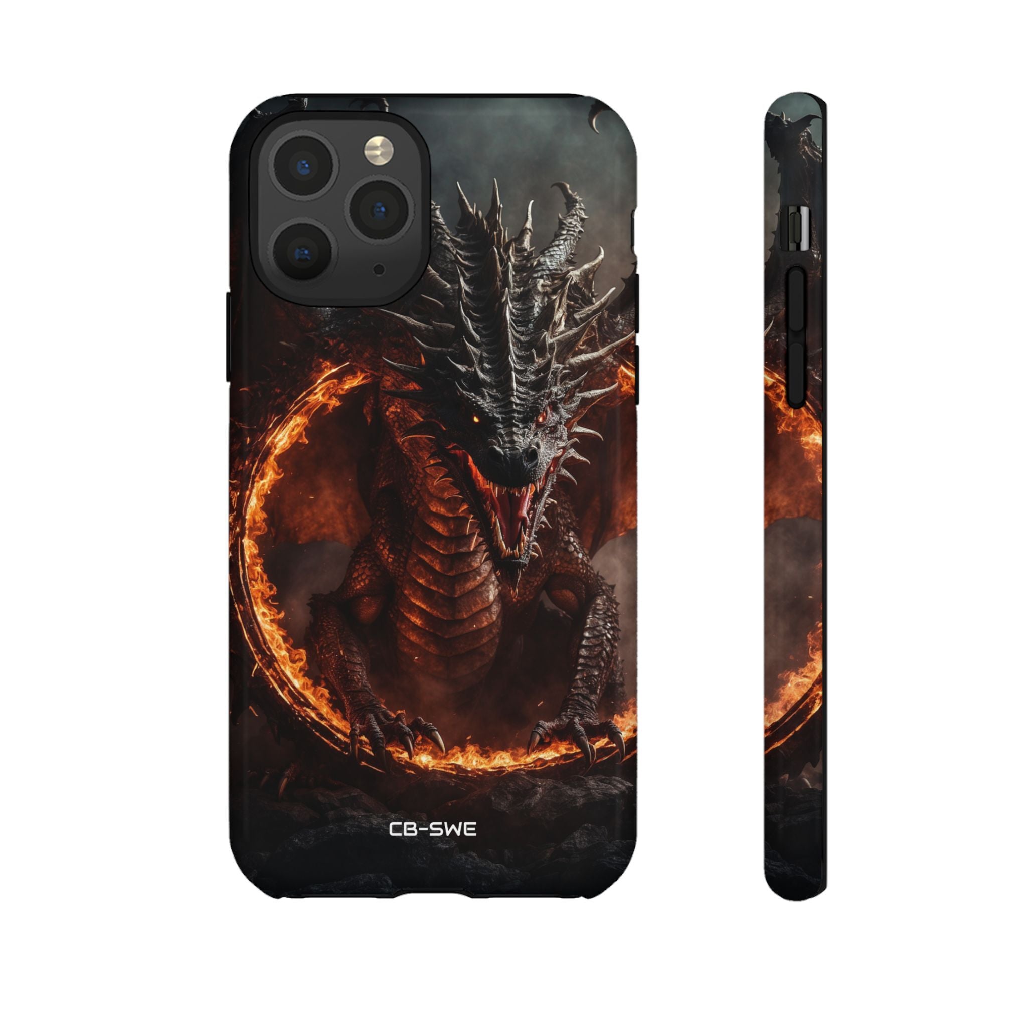 Fiery Dragon Roars - iPhone Case