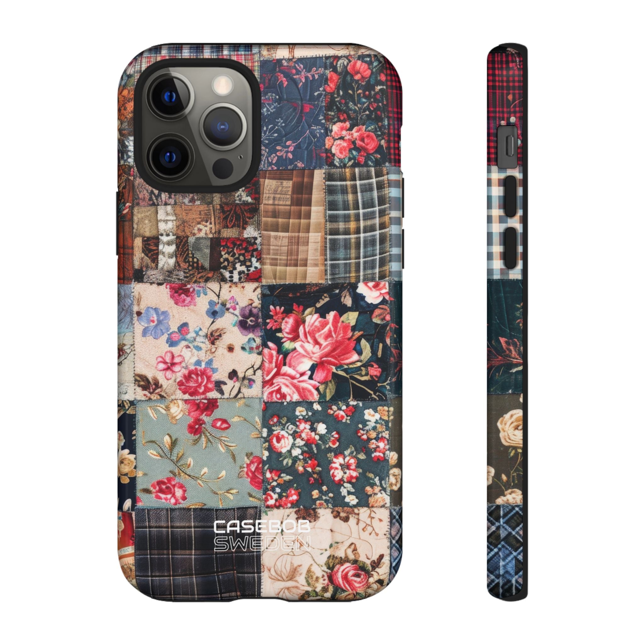Patchwork Floral Quilt iPhone 12 - Tough