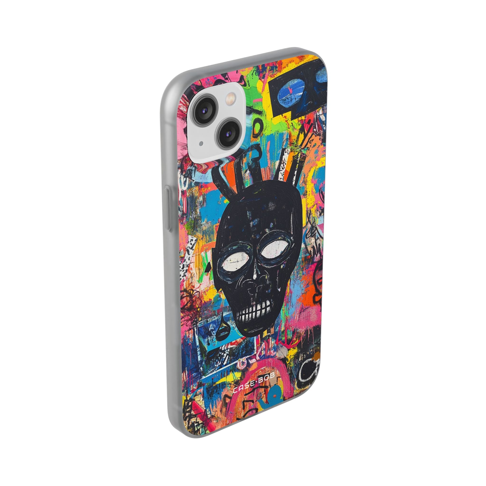 Skull Vortex iPhone 14 Plus Case - Soft