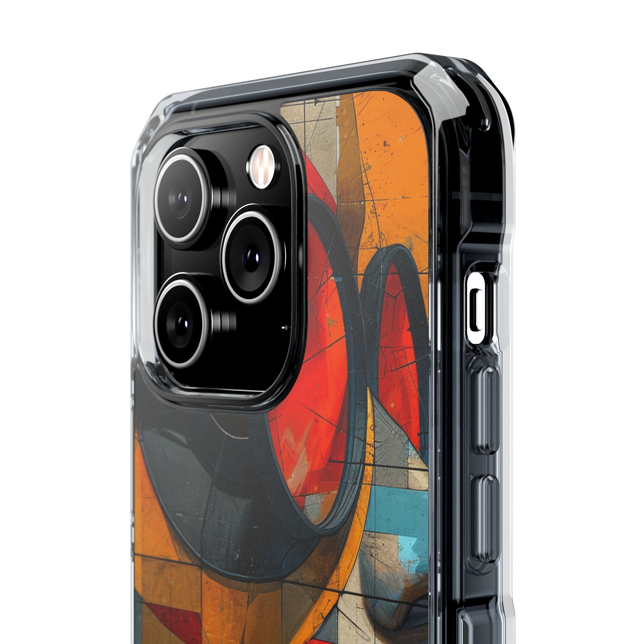 Futuristische Cubistische Visies iPhone 14 - Impact Clear+