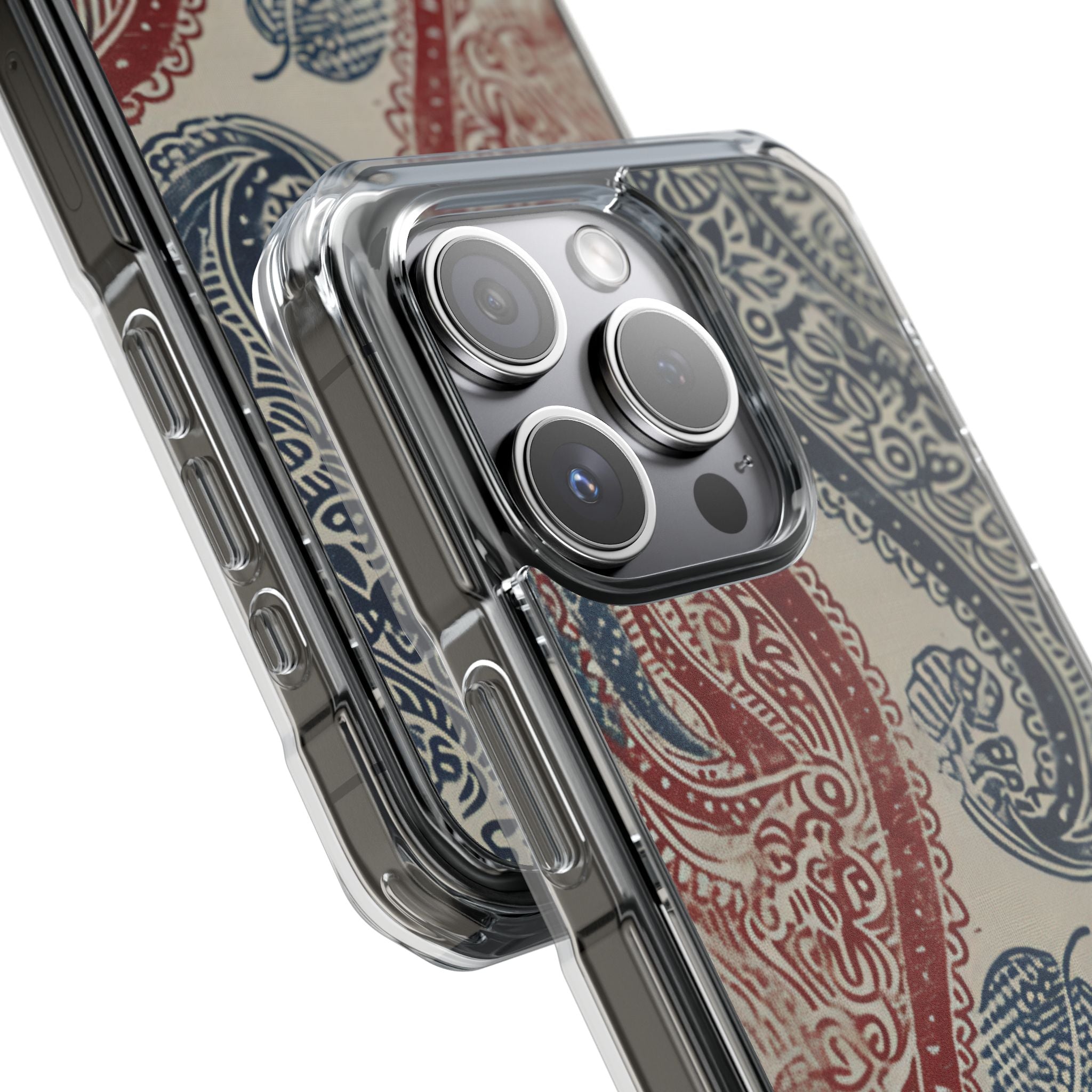 Ornate Paisley Swirl iPhone 15 - Impact Clear+