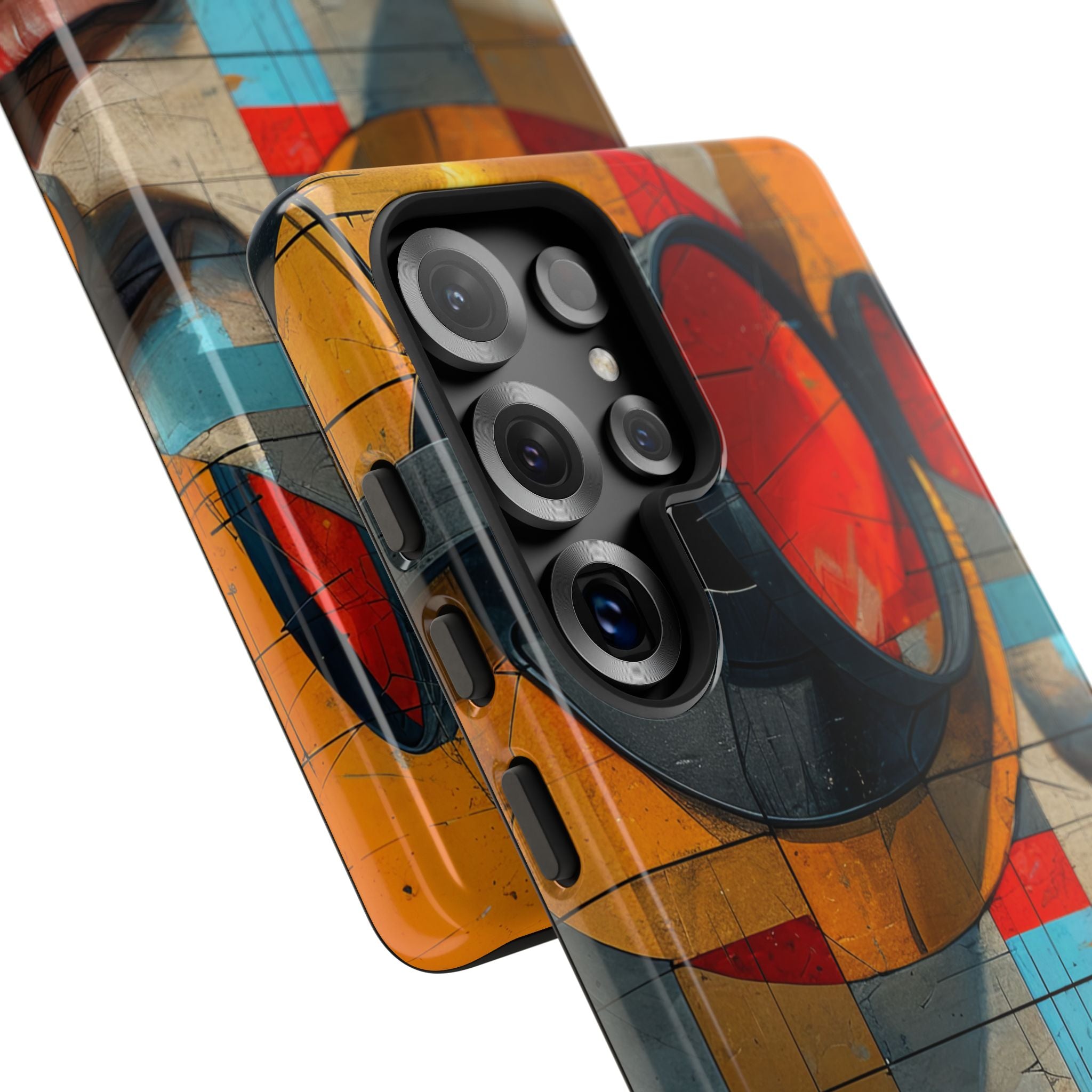 Futuristische Kubistische Visies Samsung S25 - Tough