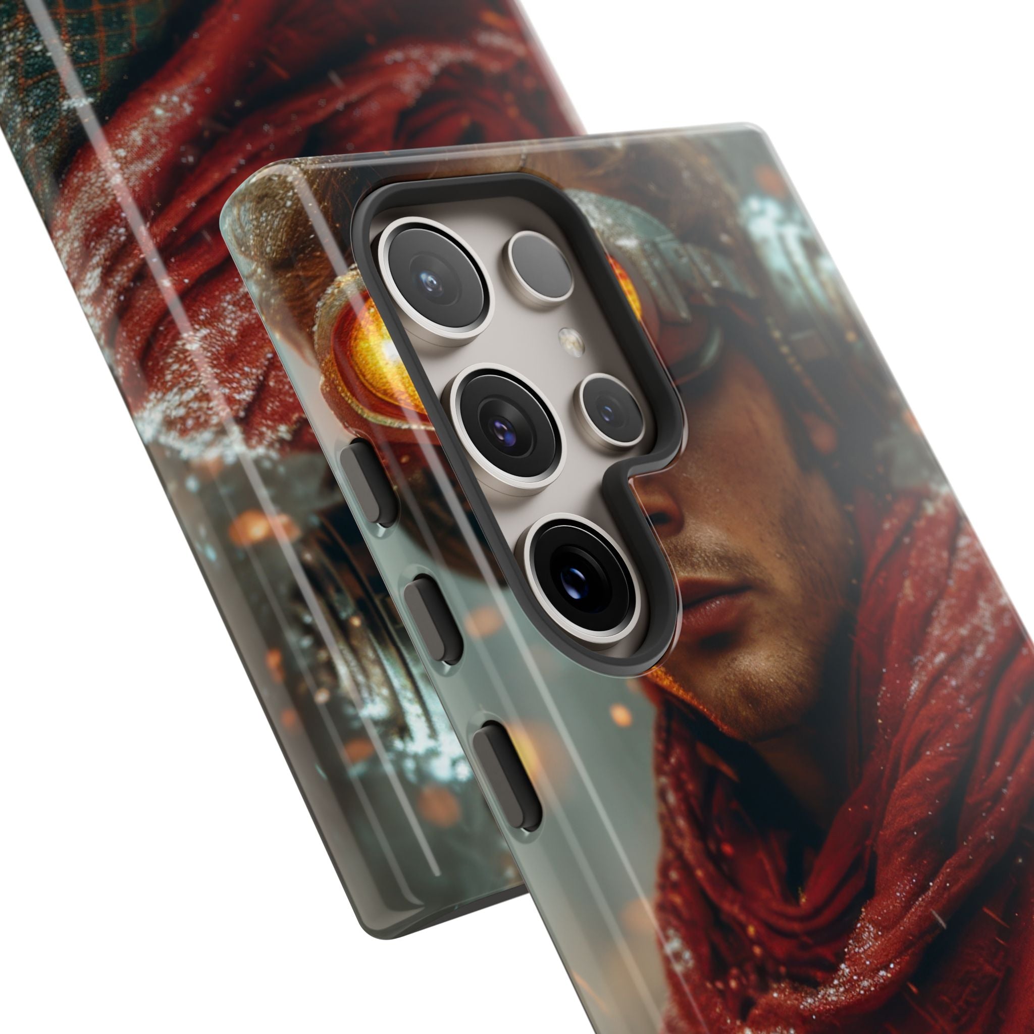 Futuristic Steampunk Explorer Samsung S24 - Tough