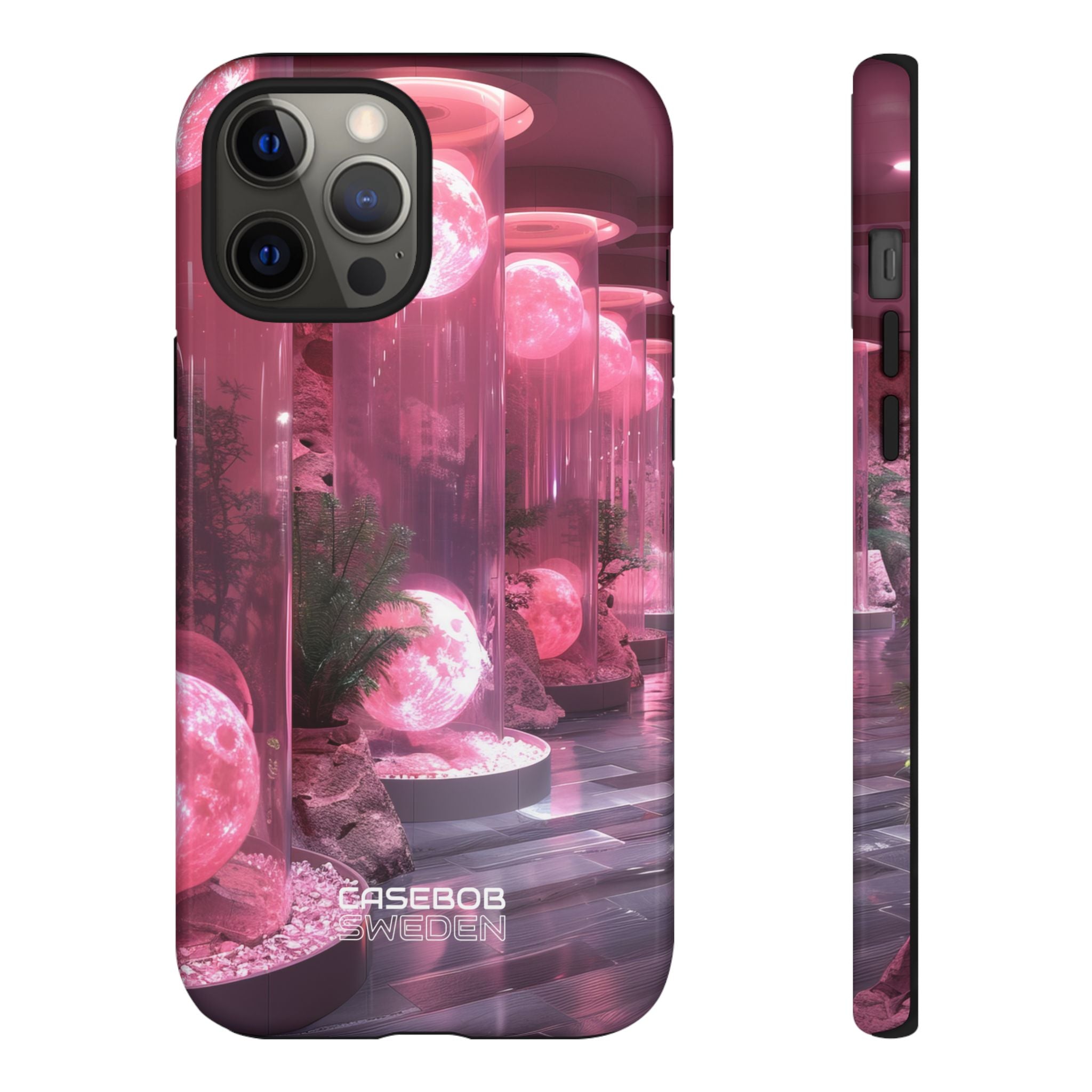Futuristic Moon Garden iPhone 12 - Tough