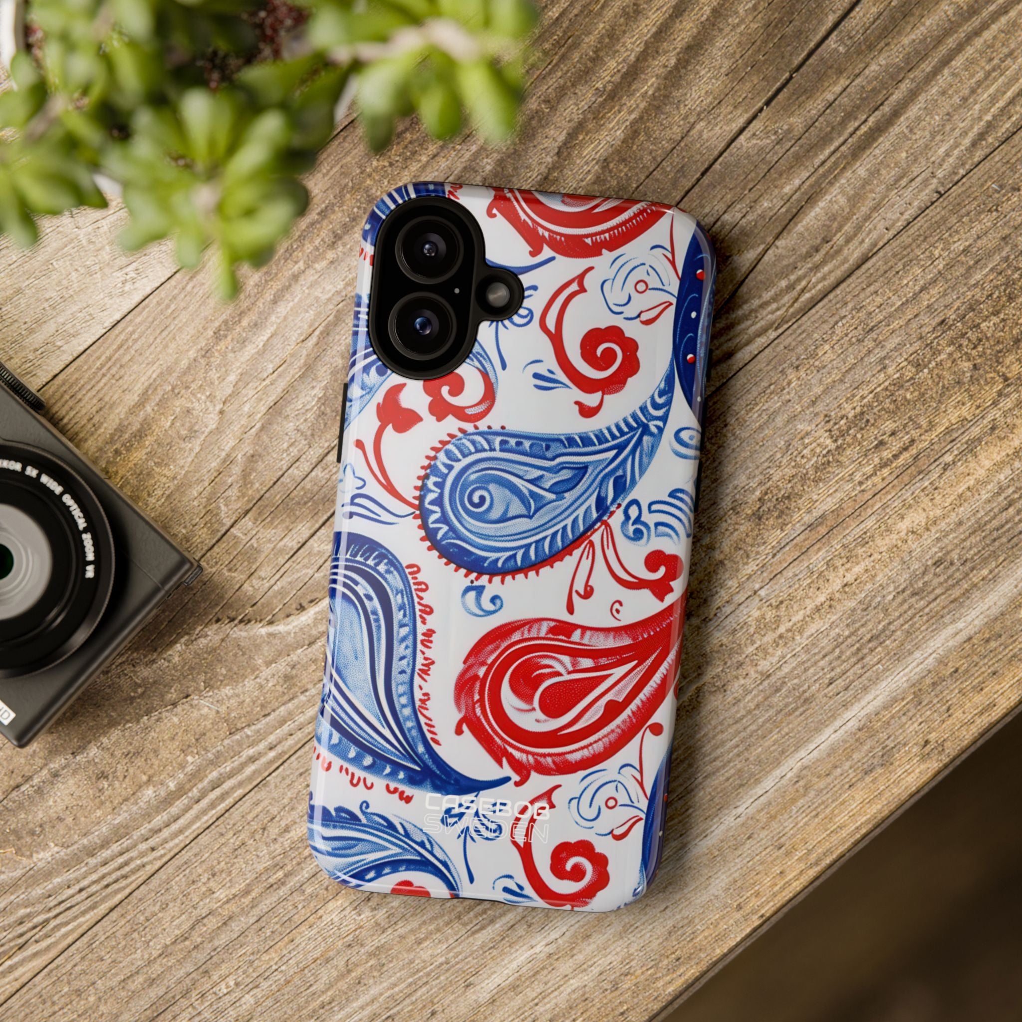 Vibrant Paisley Swirls iPhone 16 - Tough