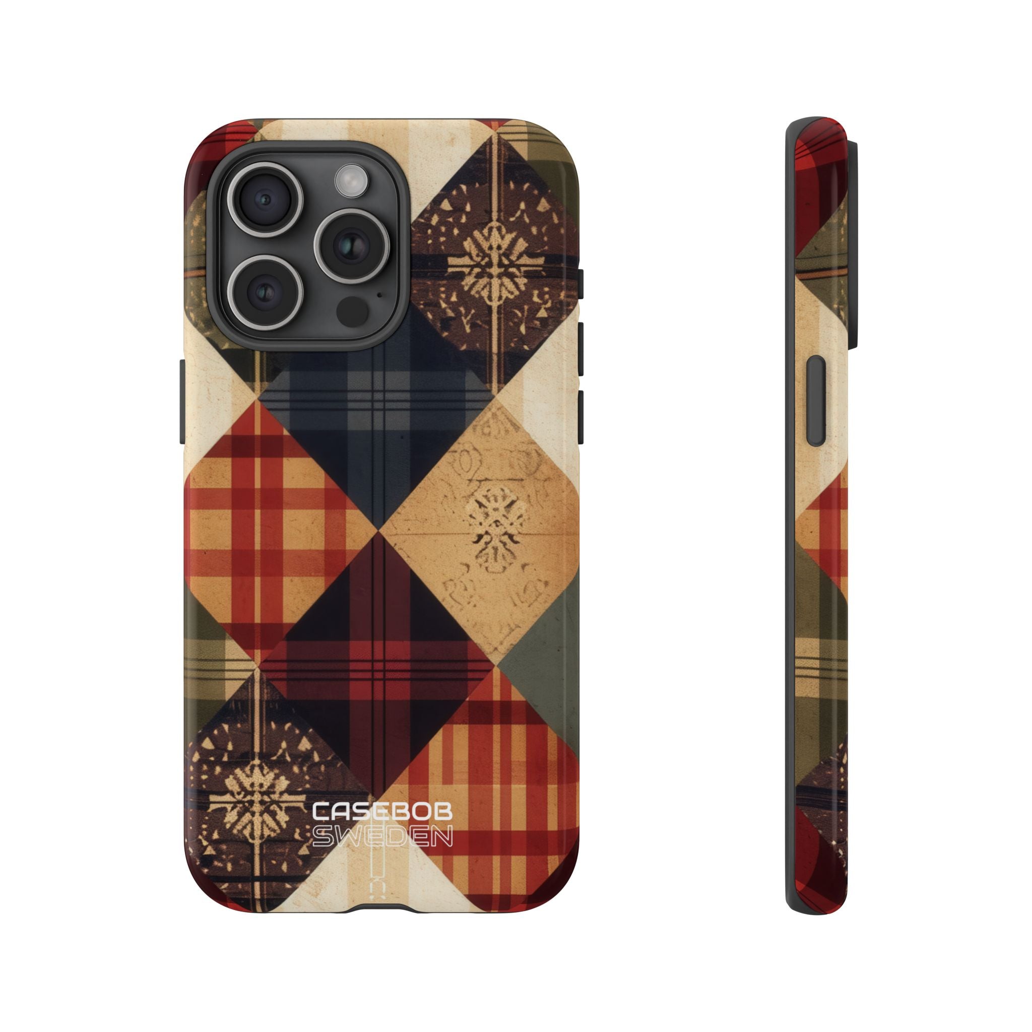 Rustik Quilt Charm iPhone 15 - Tough