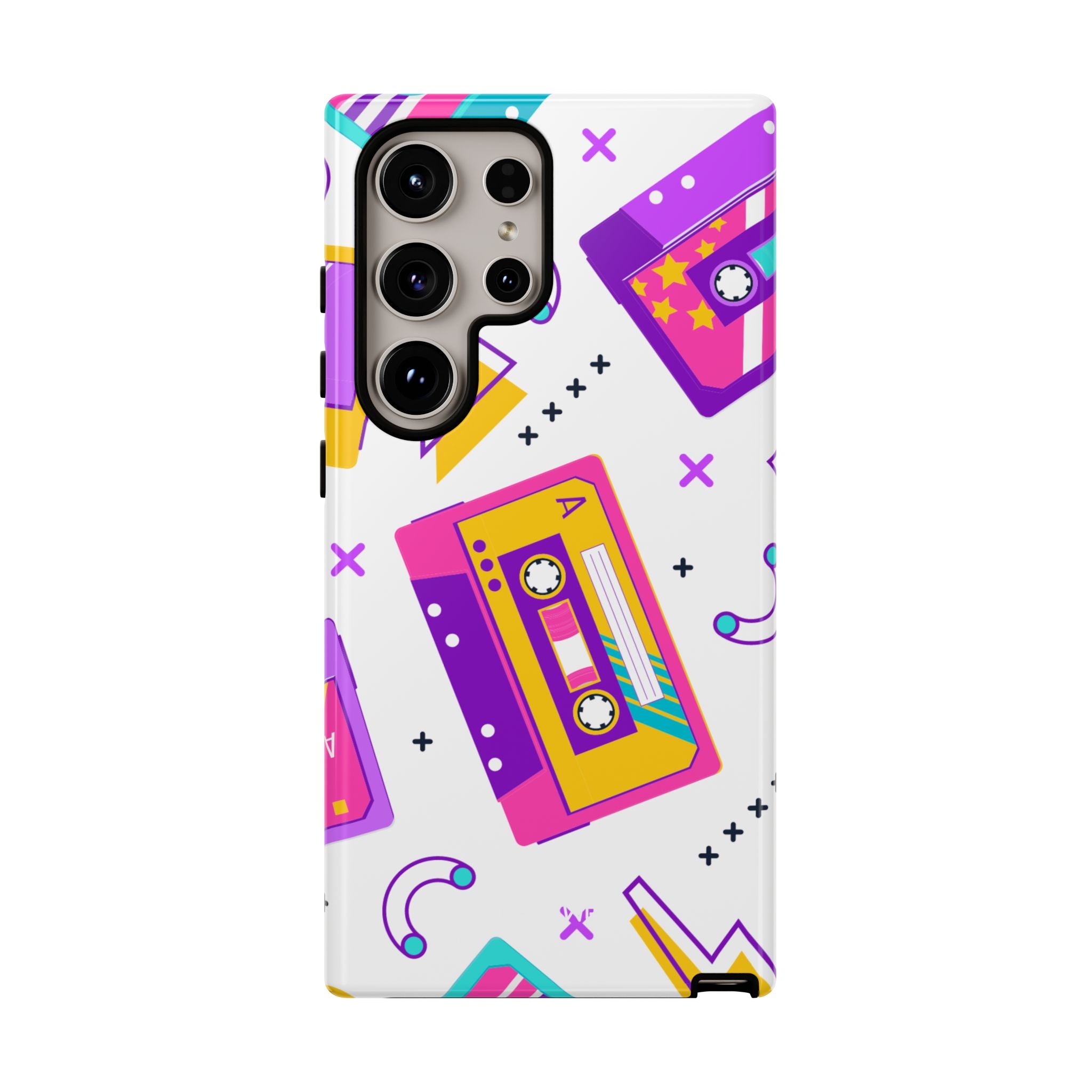 Retro Cassette Chaos - Samsung Case