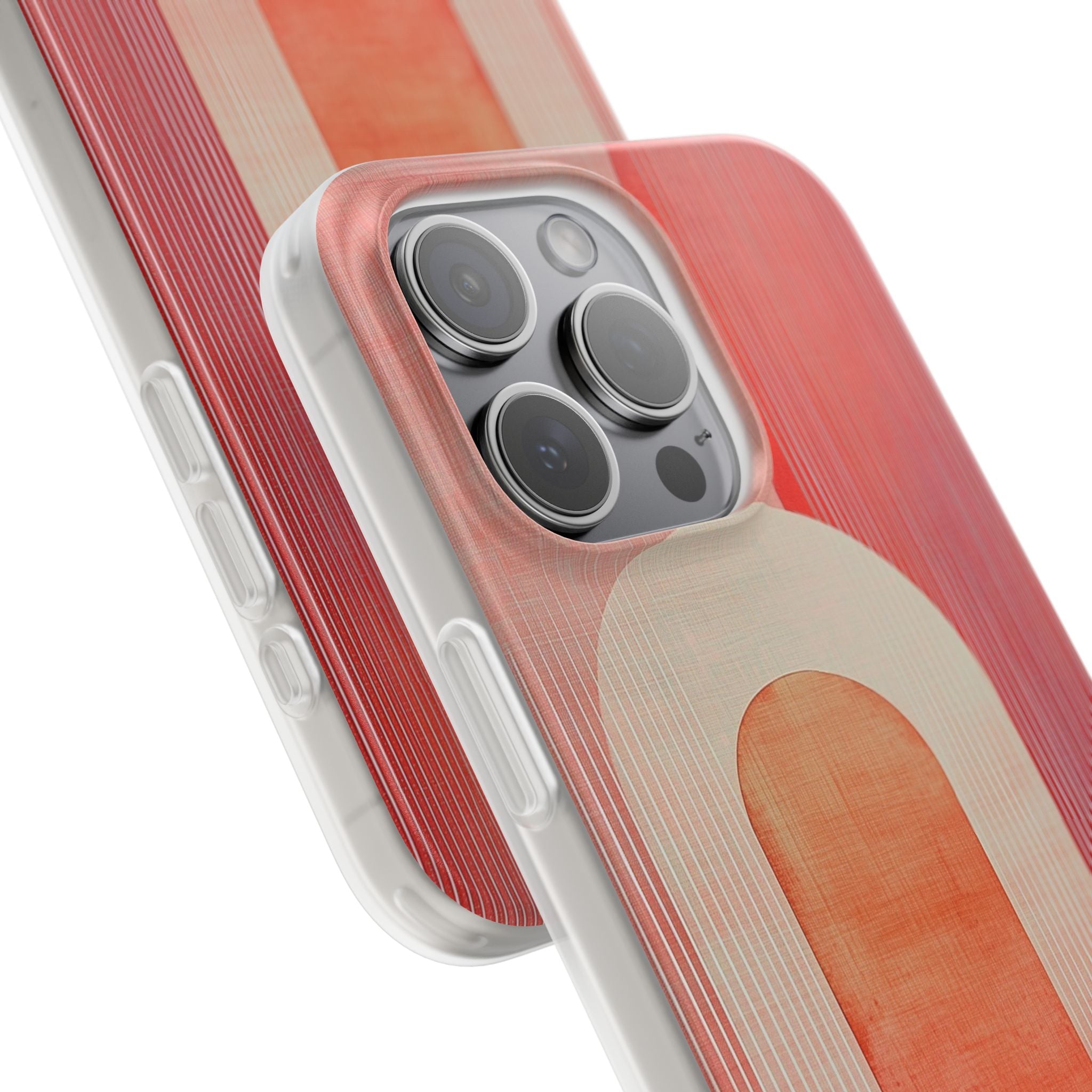 Crimson Arches iPhone 15 Pro Max Case - Soft