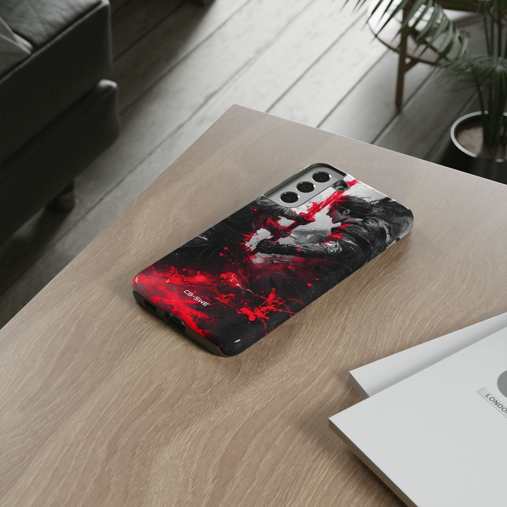 Crimson Blade Clash - Samsung Case