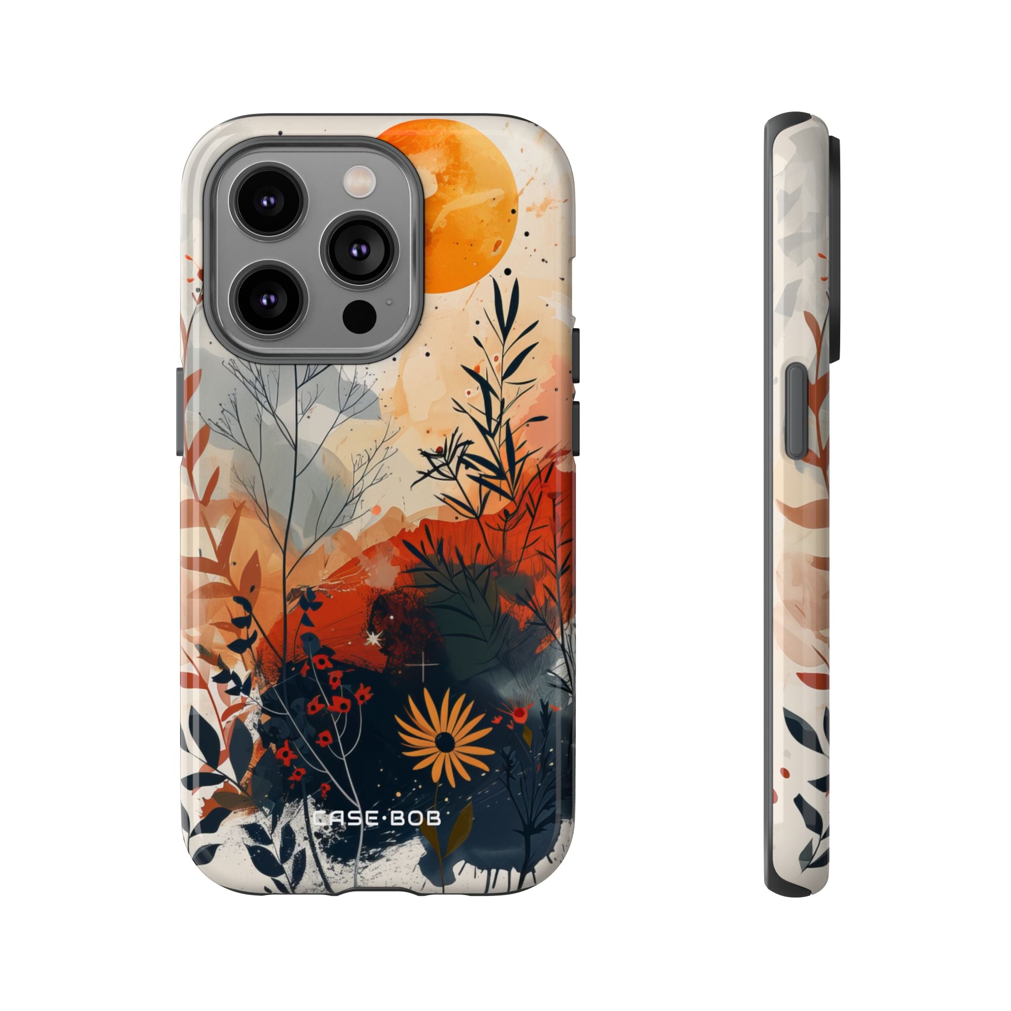 Orange Solstice iPhone 14 Pro Case - Tough