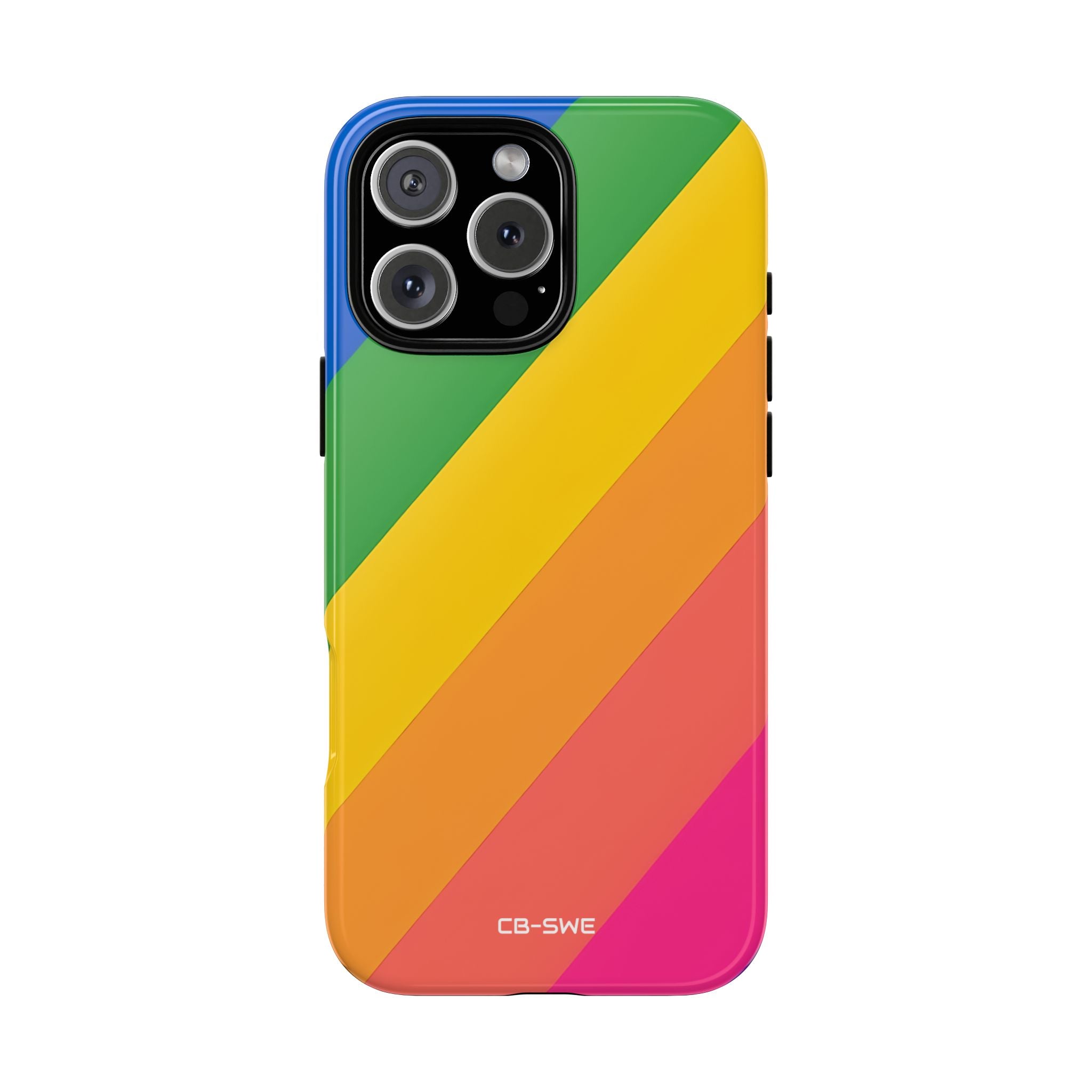 Vibrant Geometric Spectrum - iPhone Case