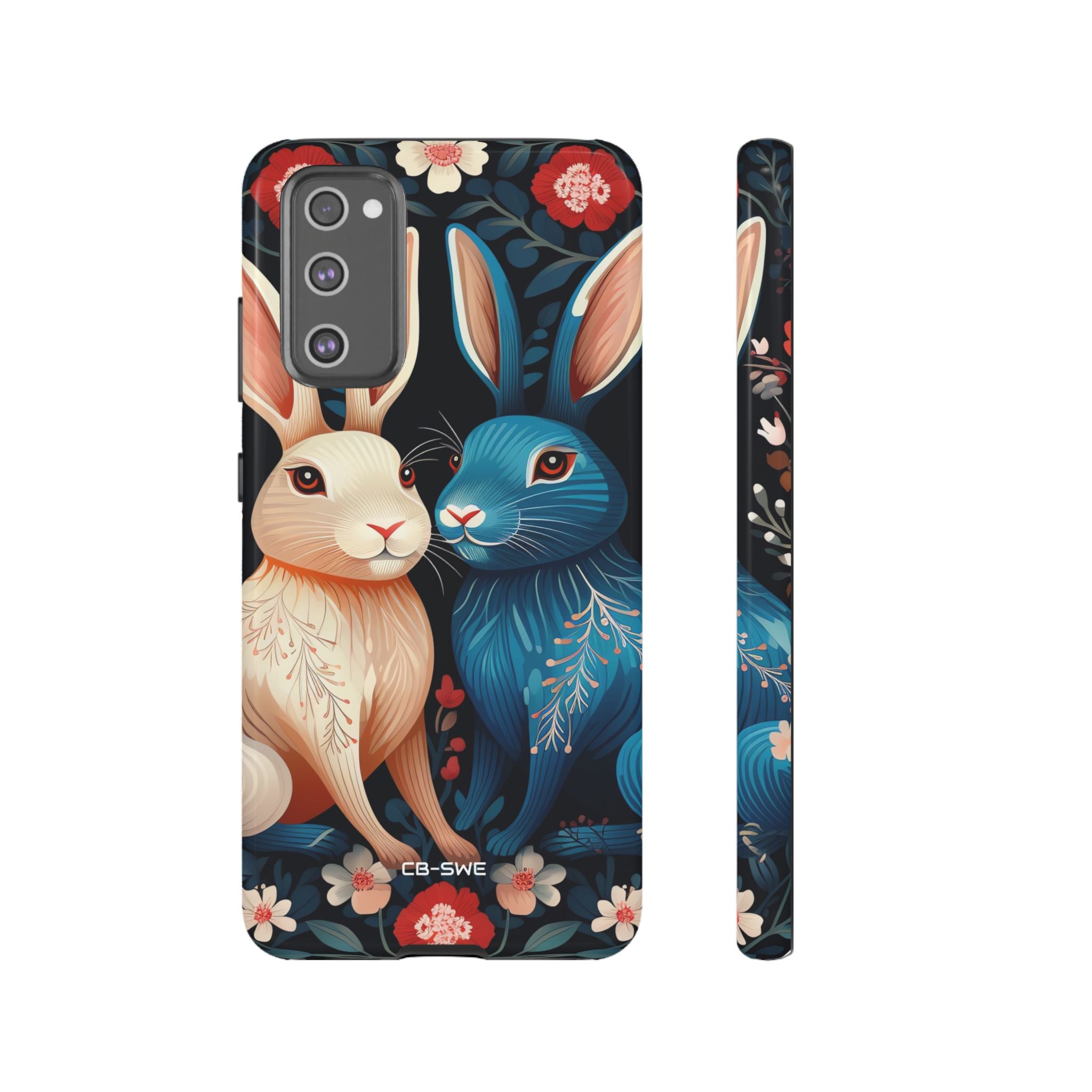 Rabbits Embrace Blossoms - Samsung Case