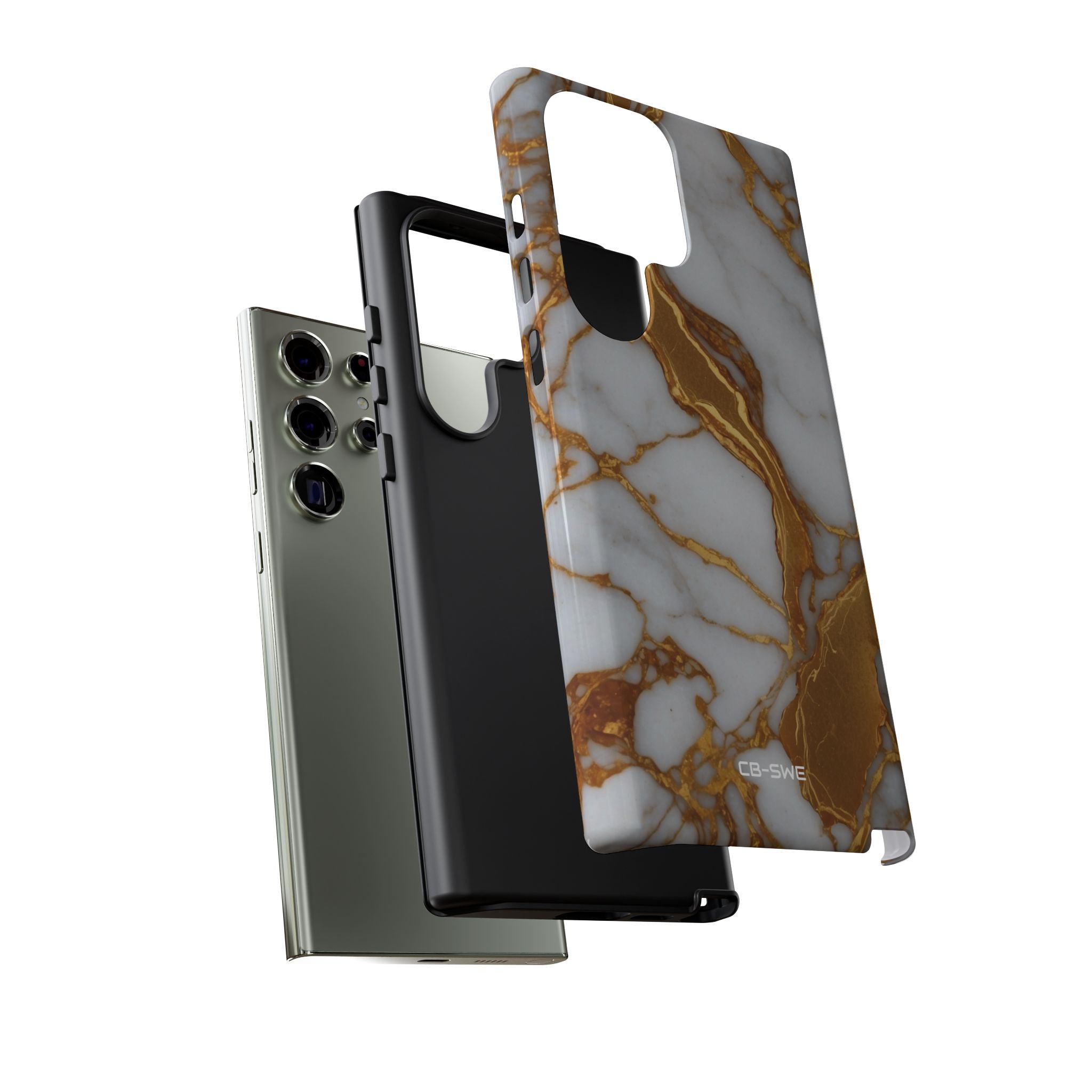 Golden Veins Flow - Samsung Case