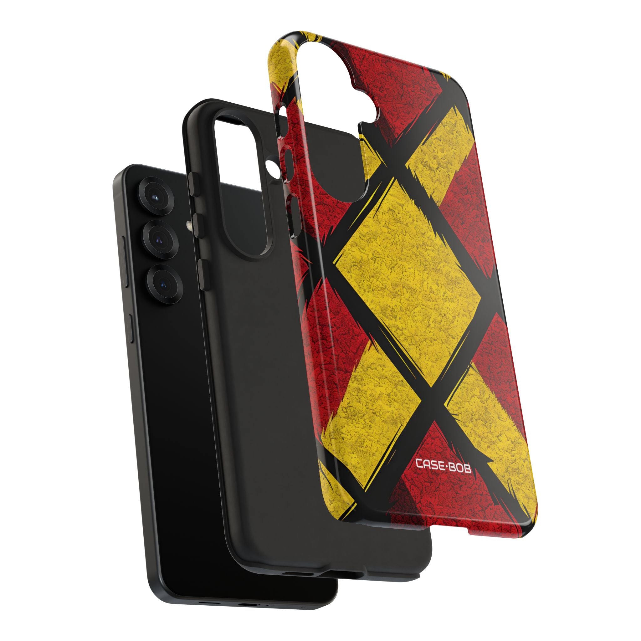 Vibrant Geometric Diamonds Samsung S25+ Case • Tough