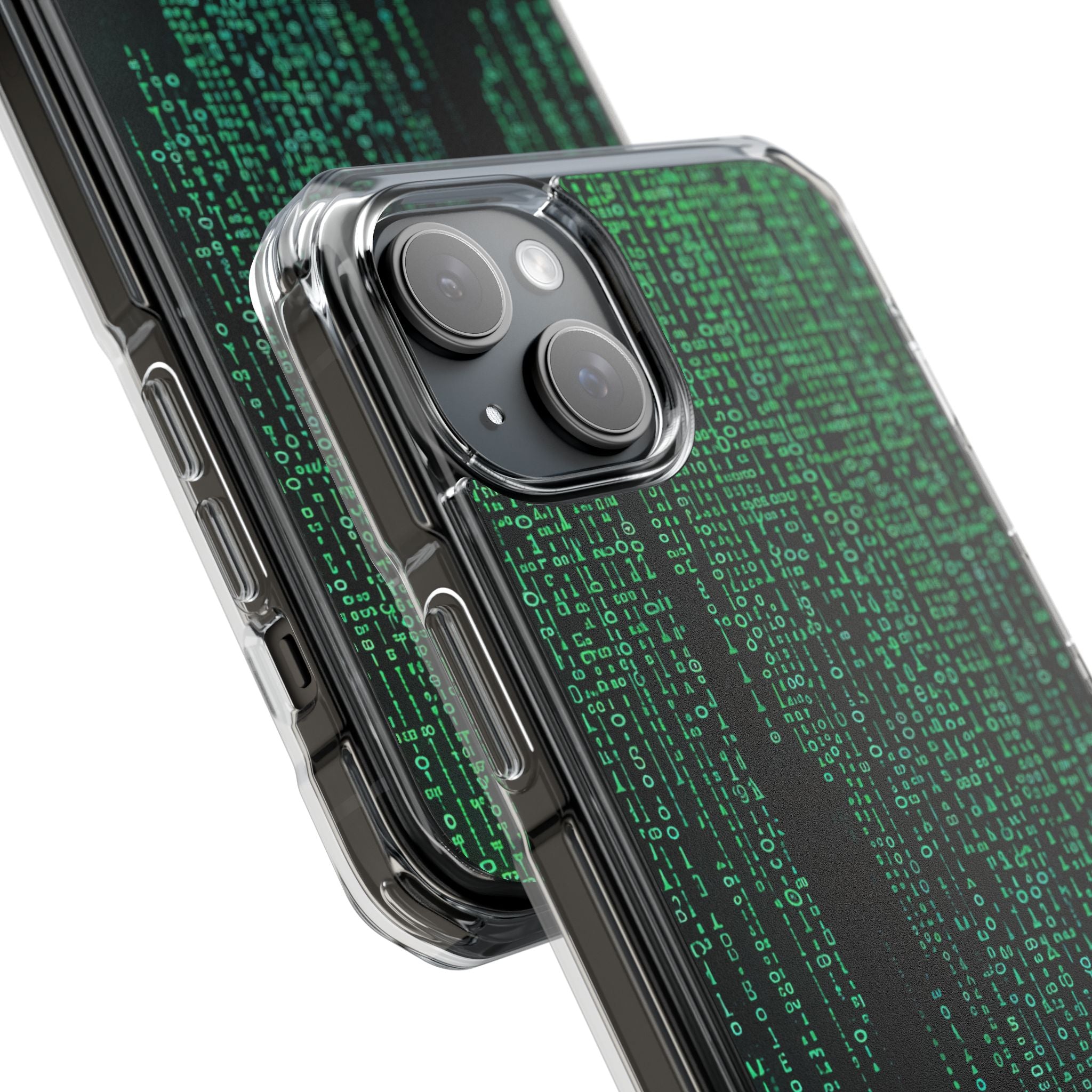Neon Data Stream iPhone 15 - Impact Clear+