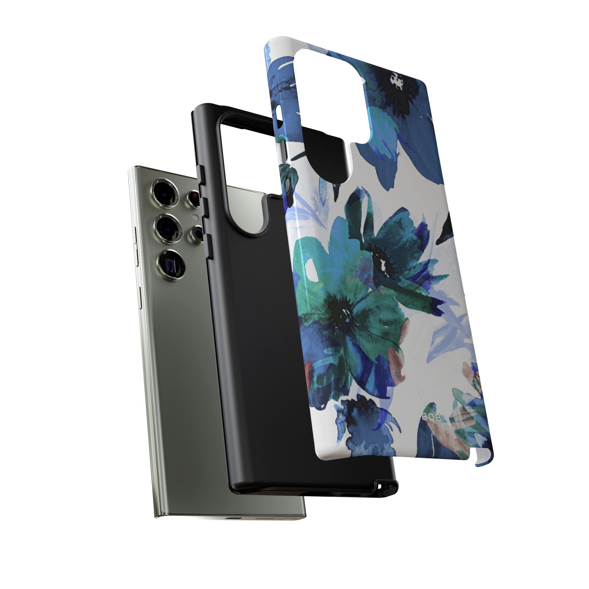 Blue Blossom Radiance Samsung S23 Ultra Case - Tough