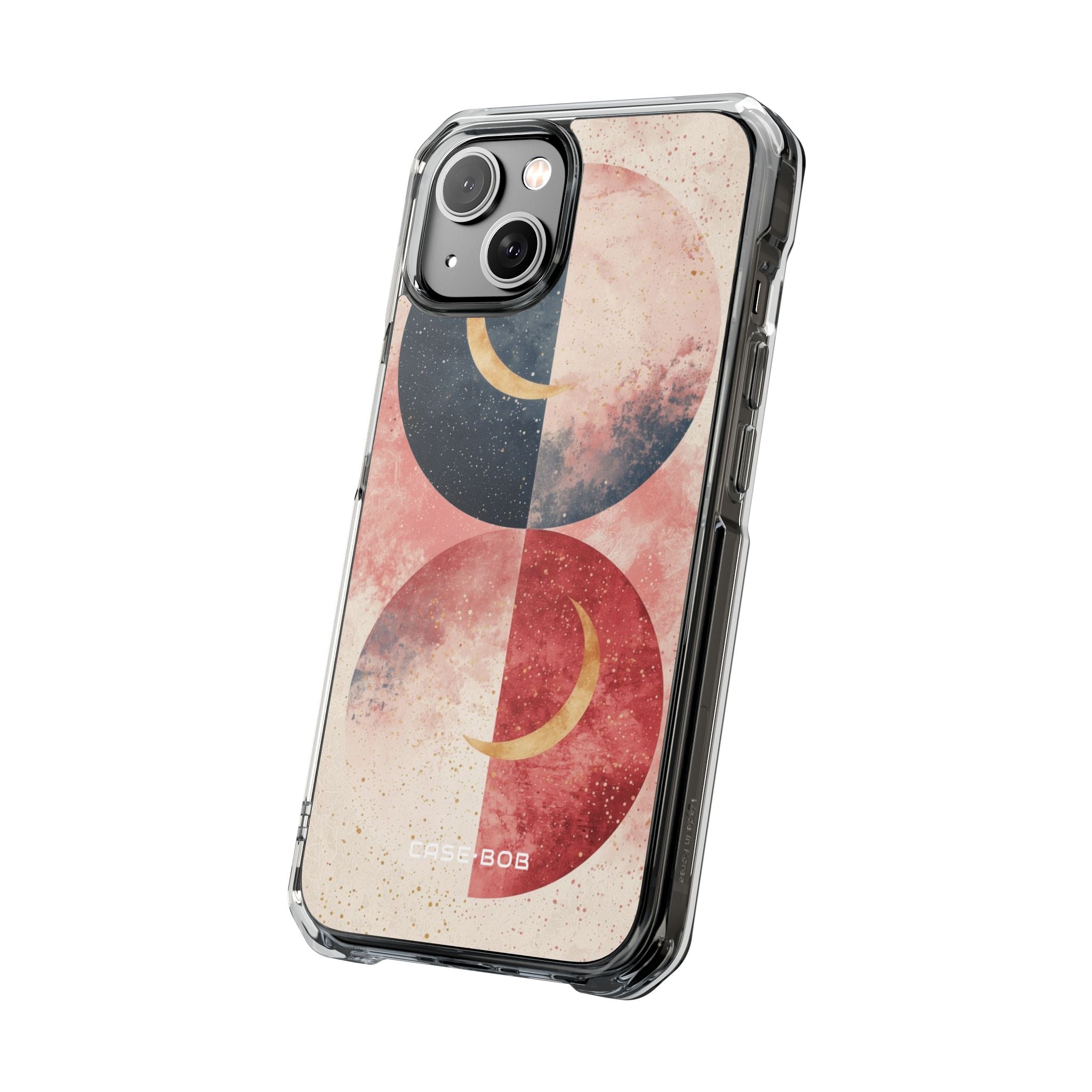 Golden Crescent Circles iPhone 14 Case - Impact
