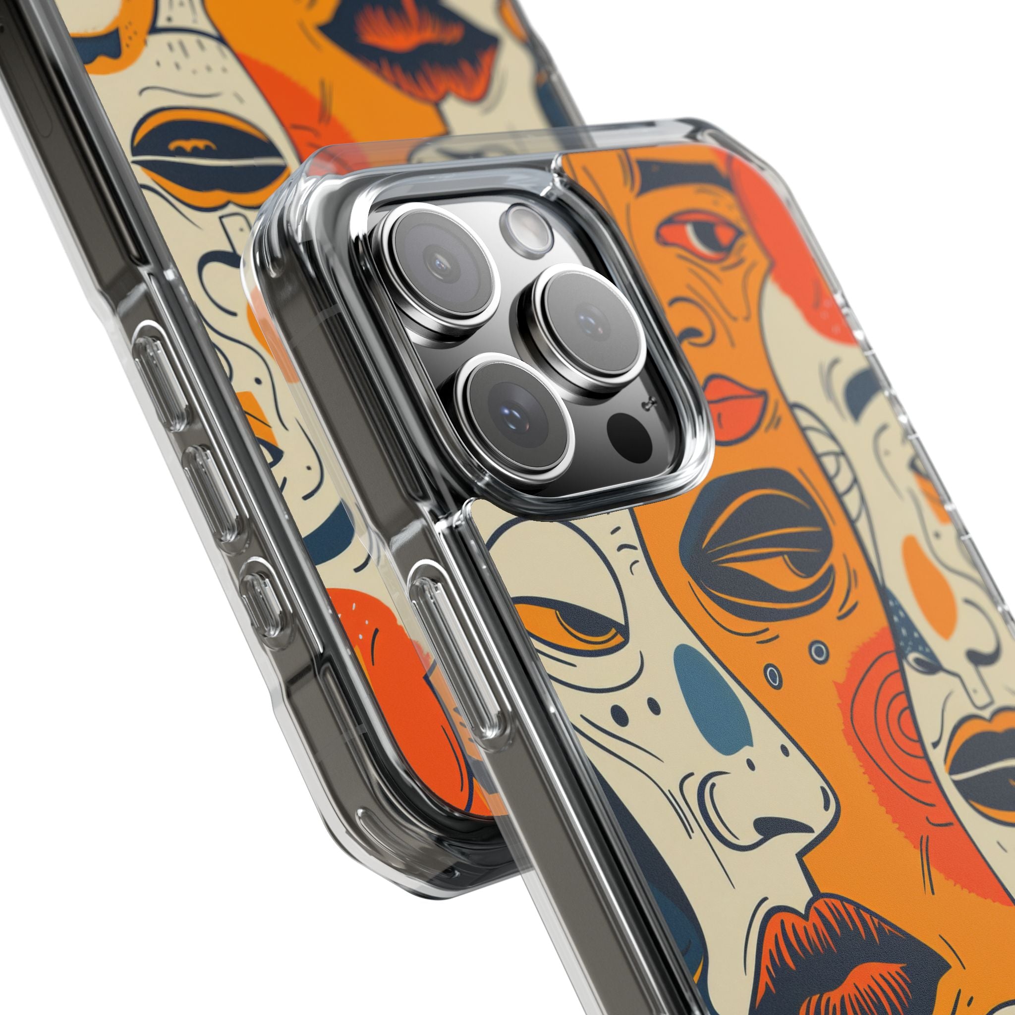 Tangled Faces Sunset iPhone 16 Pro Max Case - Impact