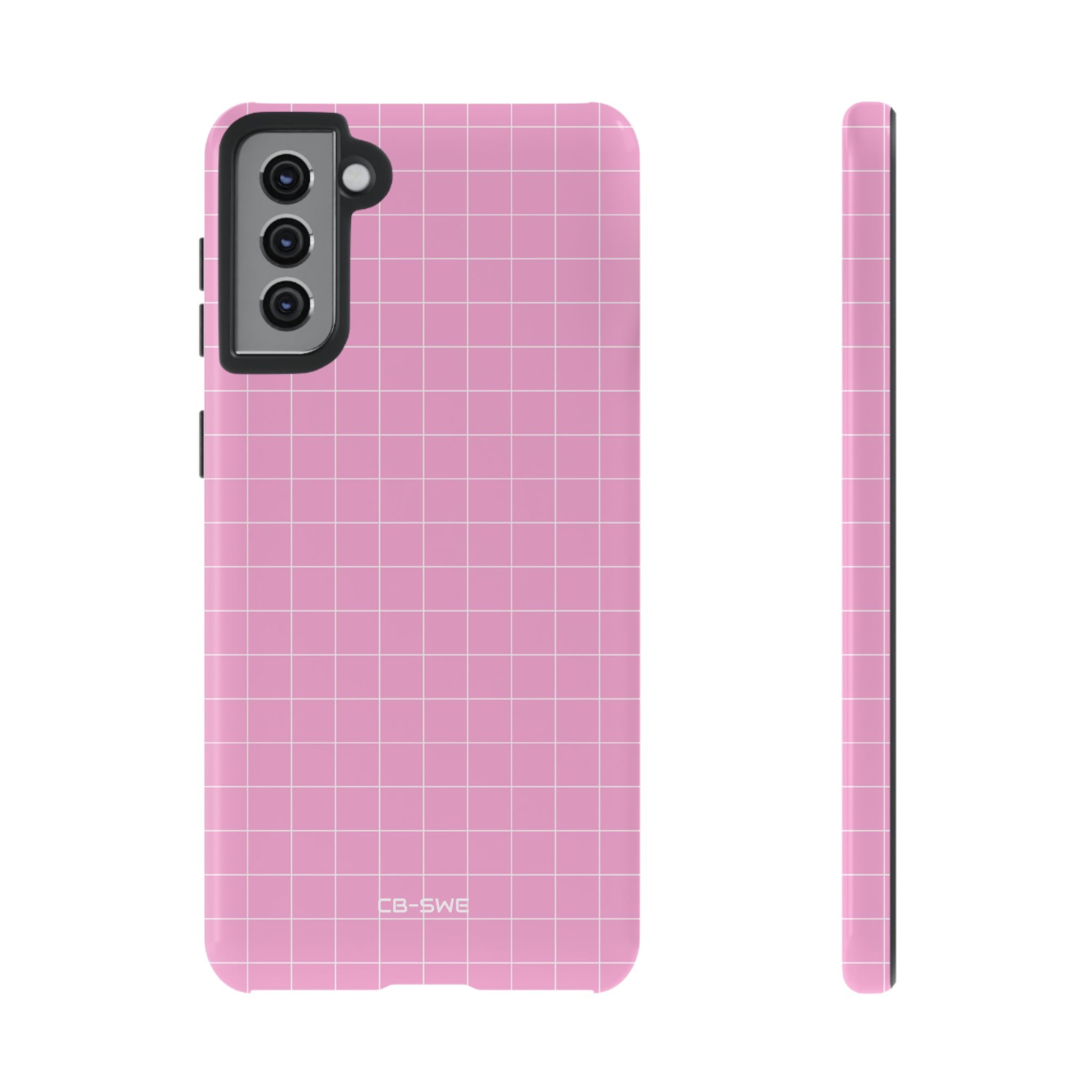 Pink Squares Align - Samsung Case