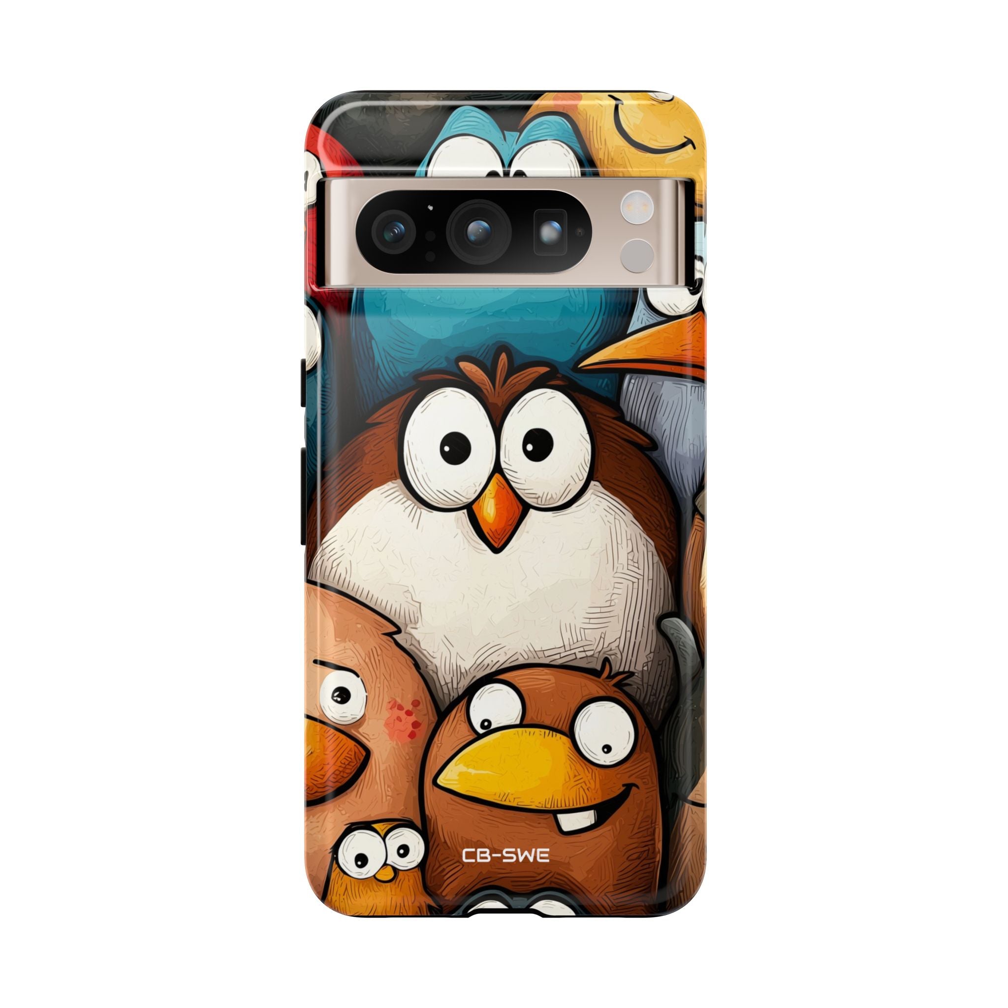 Whimsical Birds Gather - Google Pixel Case