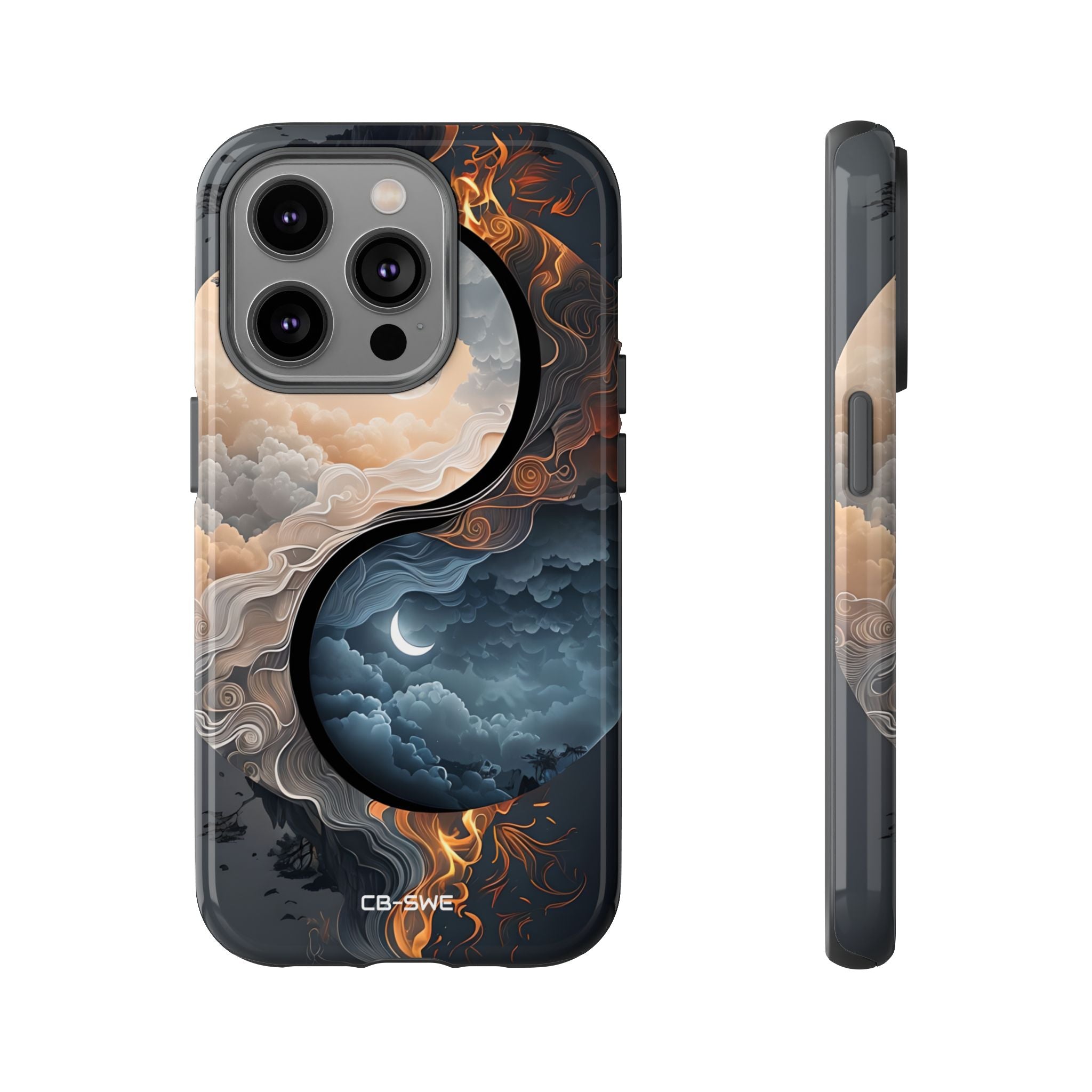 Moonlit Elemental Harmony - iPhone Case