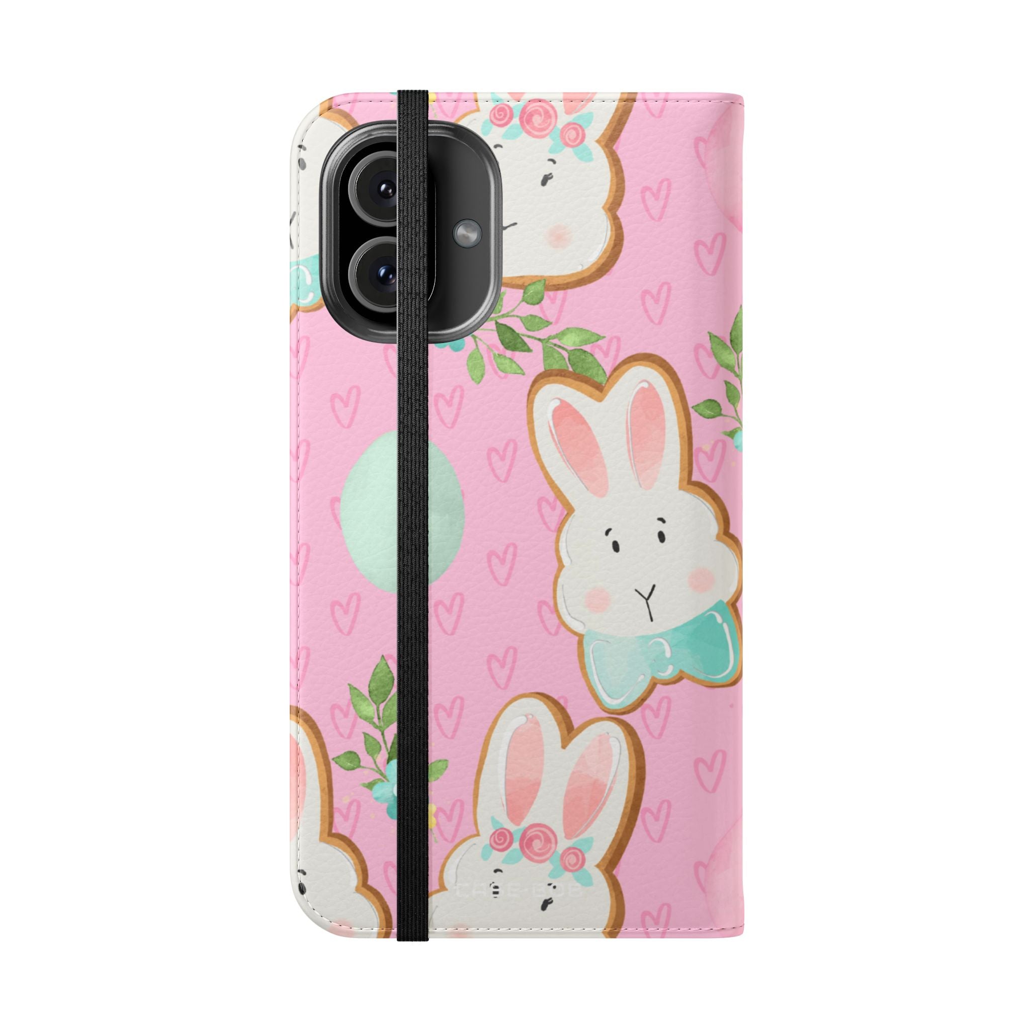 Blushing Bunny Bloom - iPhone 16 Plus Case - Wallet