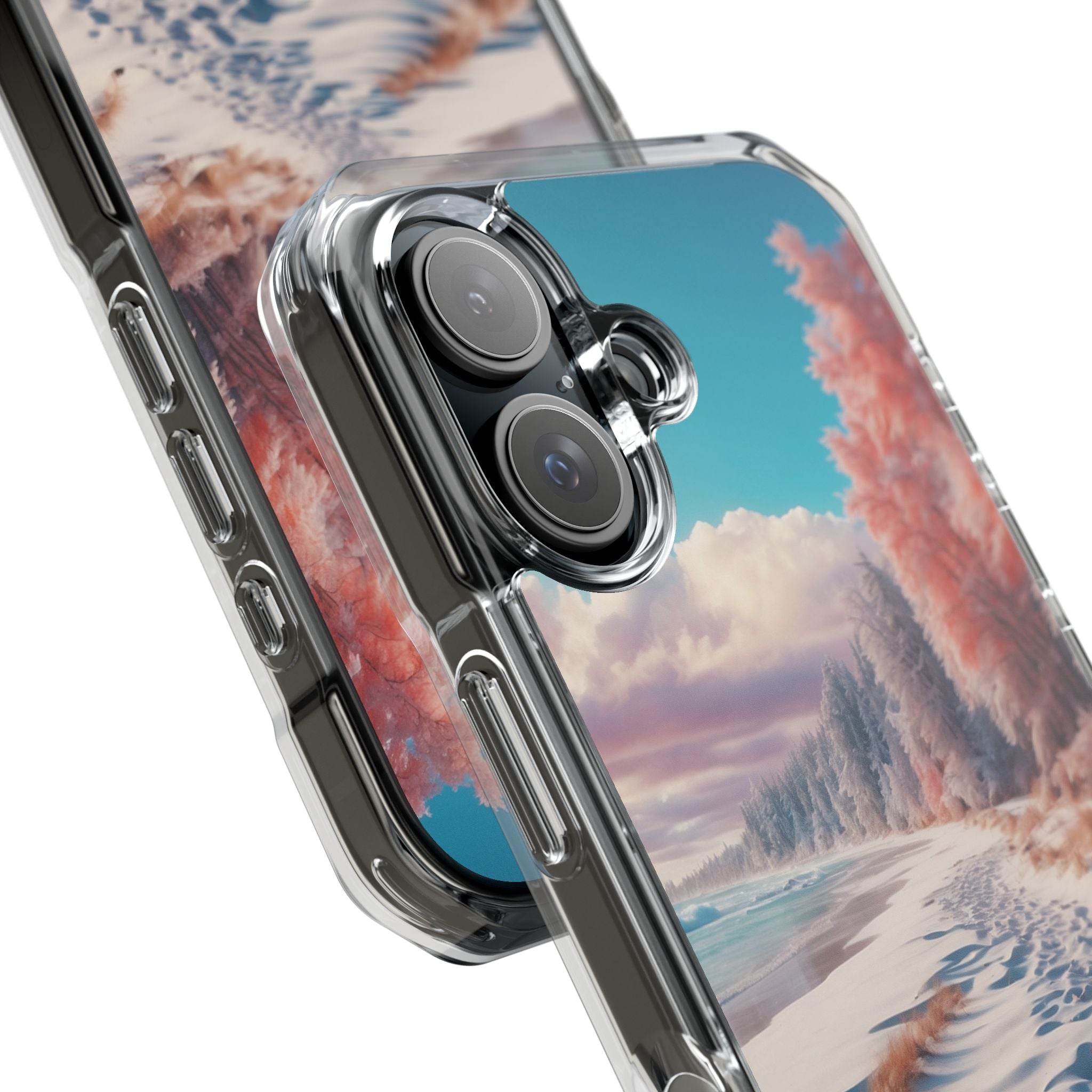 Snowy Footprints iPhone 15 Case - Impact