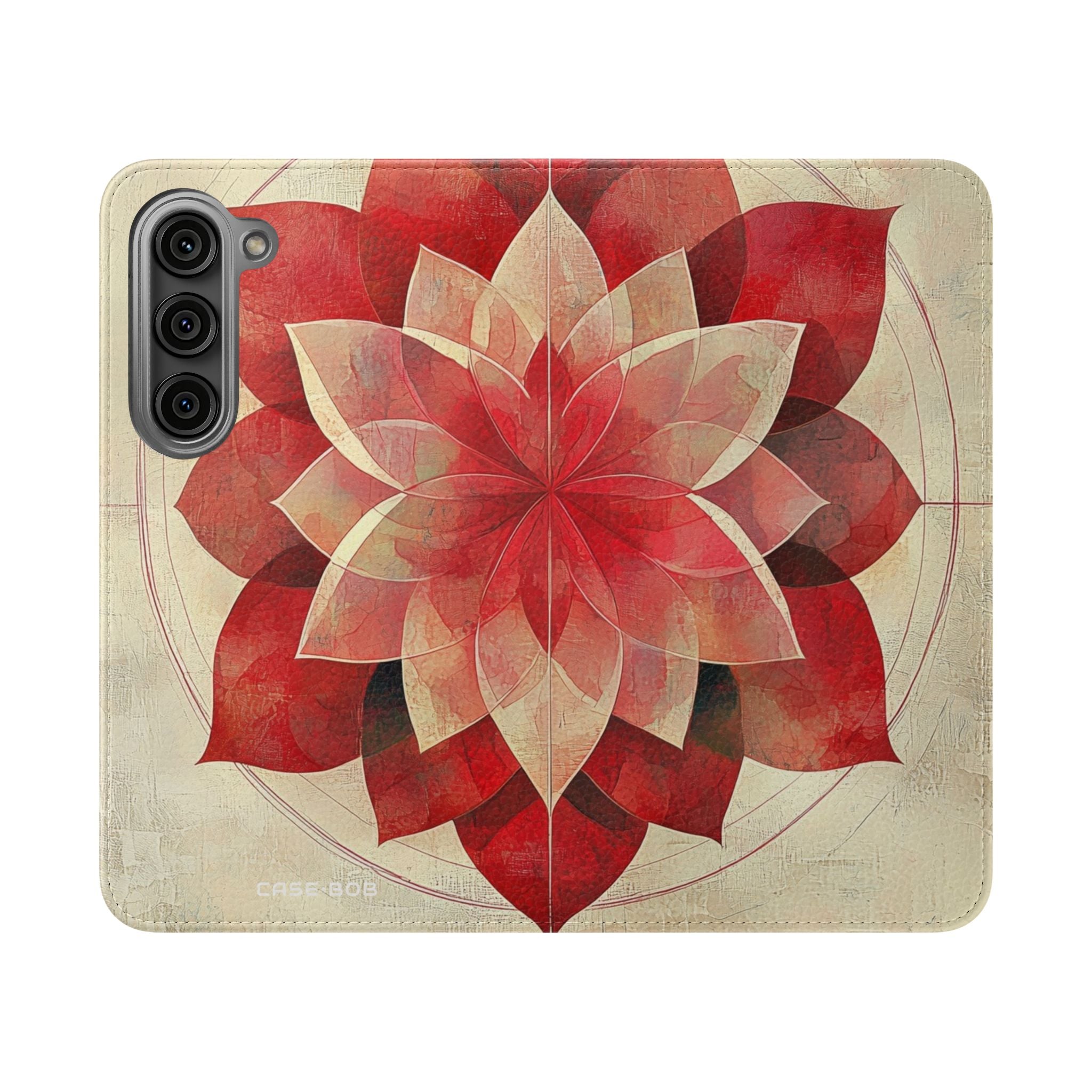 Crimson Bloom - Samsung S23 Case - Wallet
