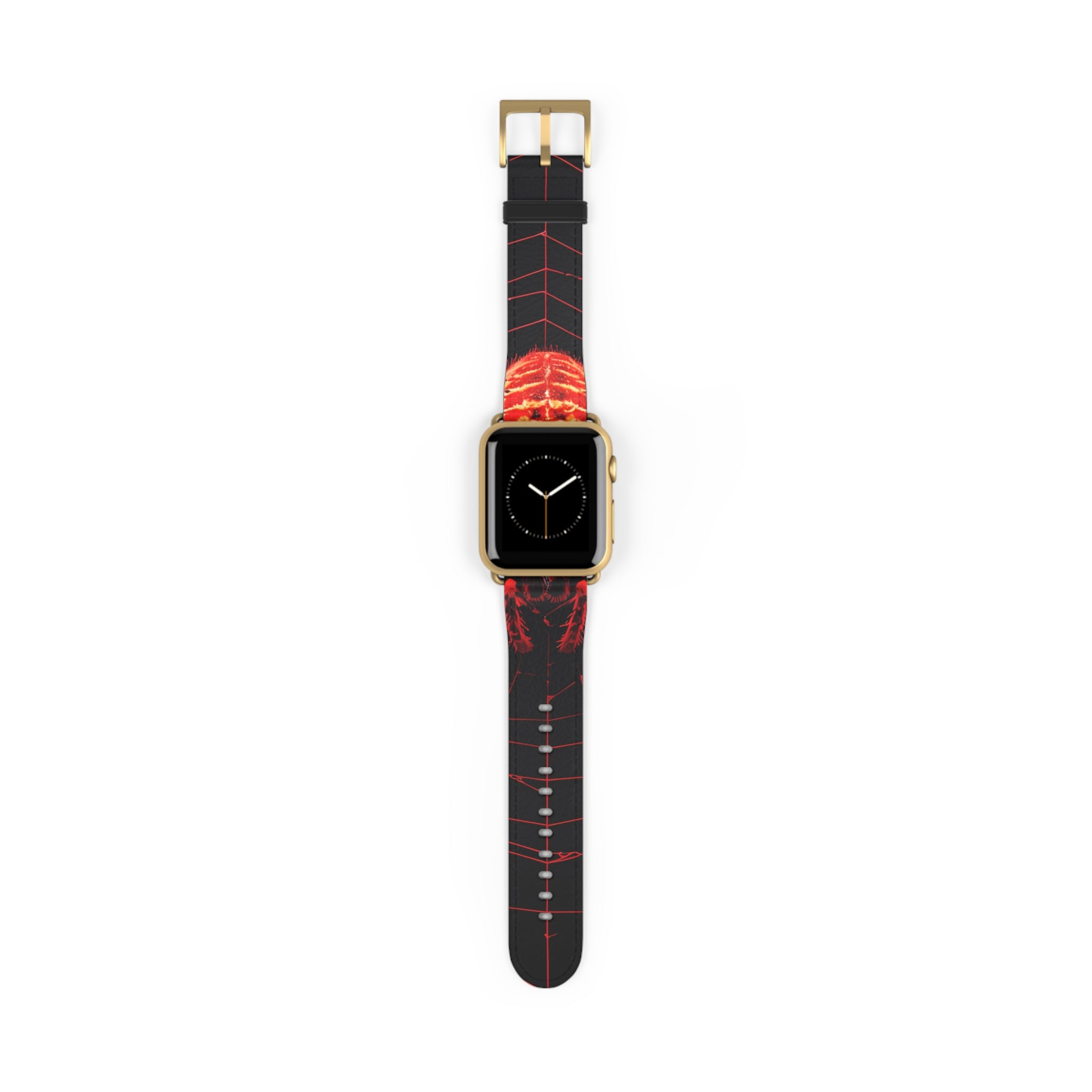 Crimson Spiderweb - Watch Band