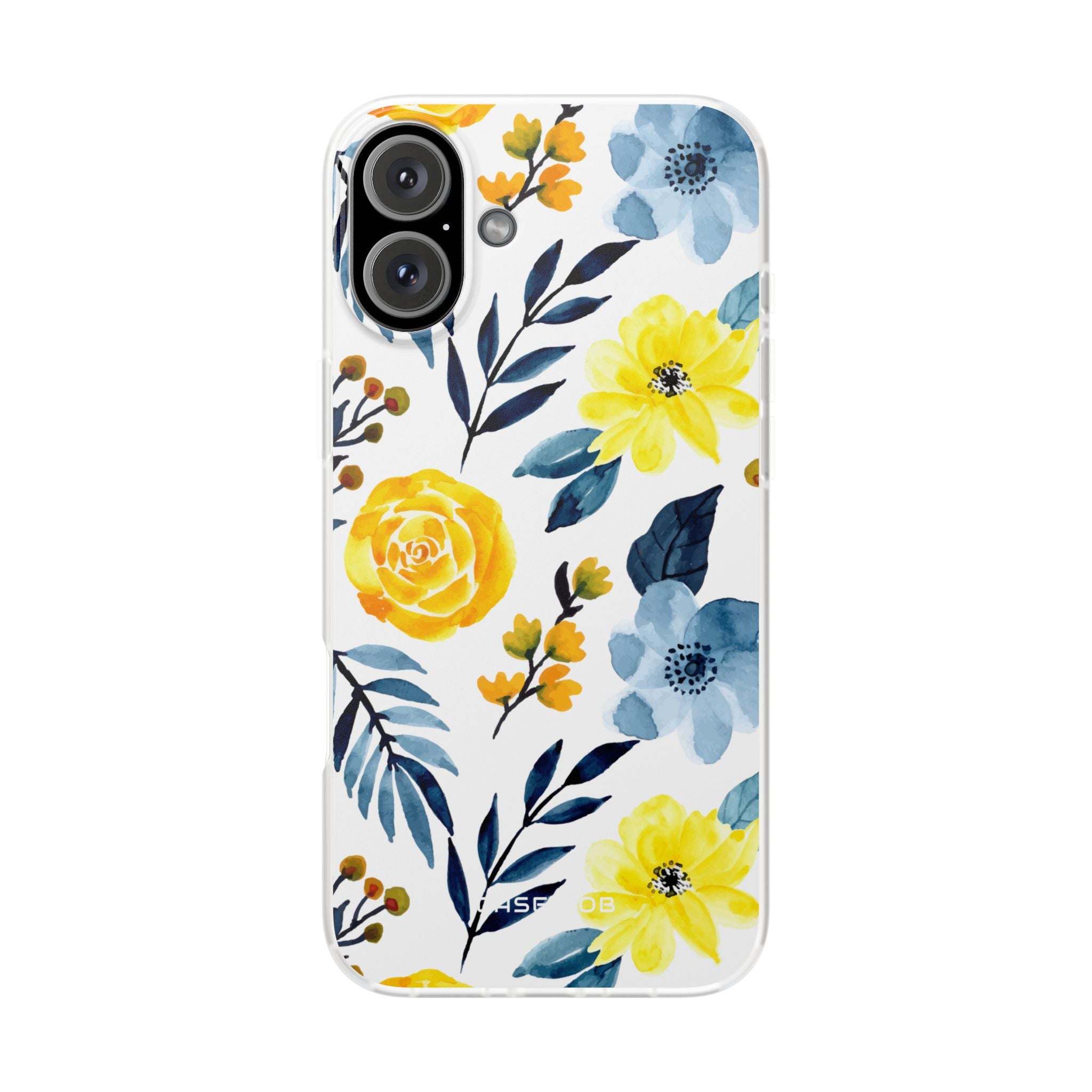Golden Bloom iPhone 16 Plus Case - Soft