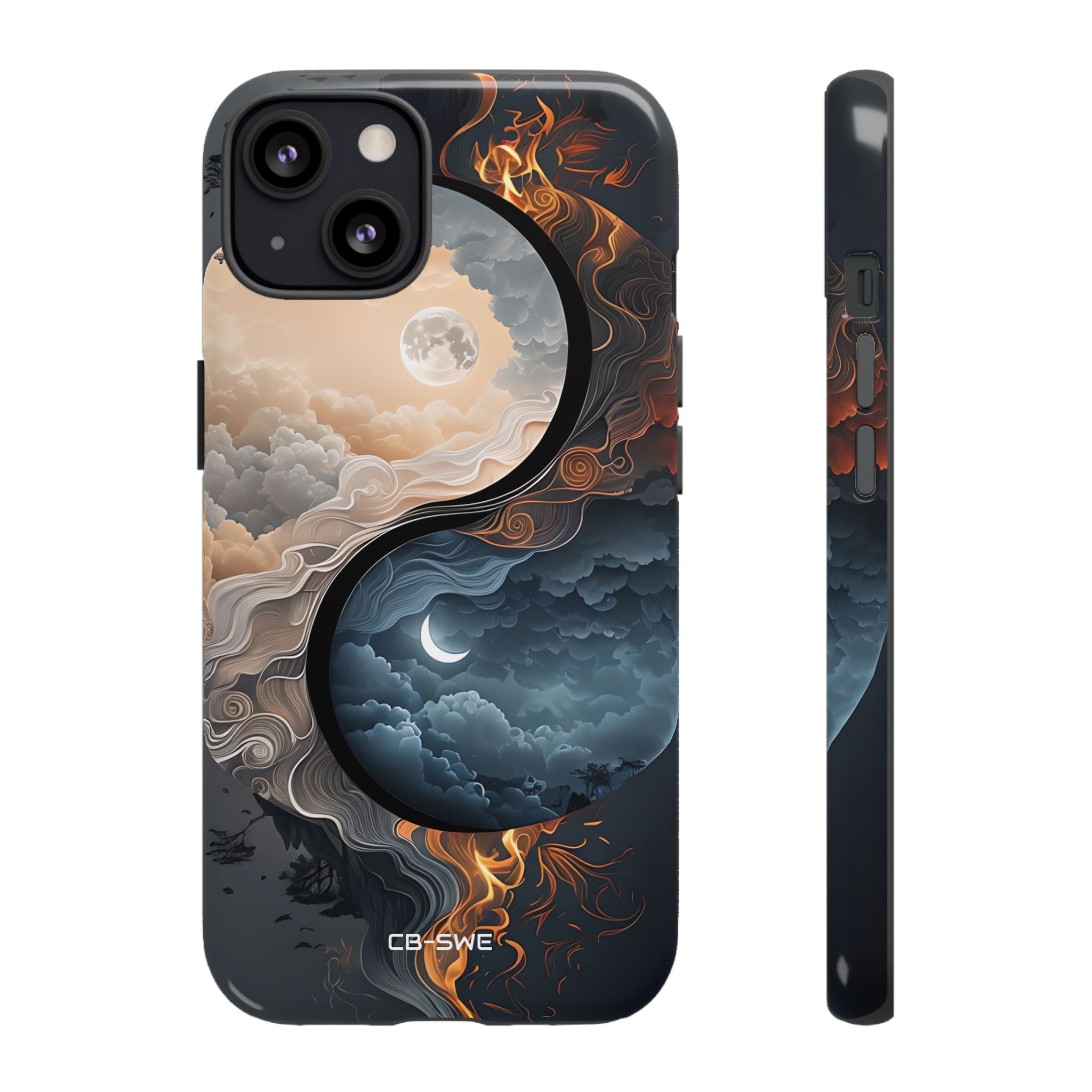 Moonlit Elemental Harmony - iPhone Case