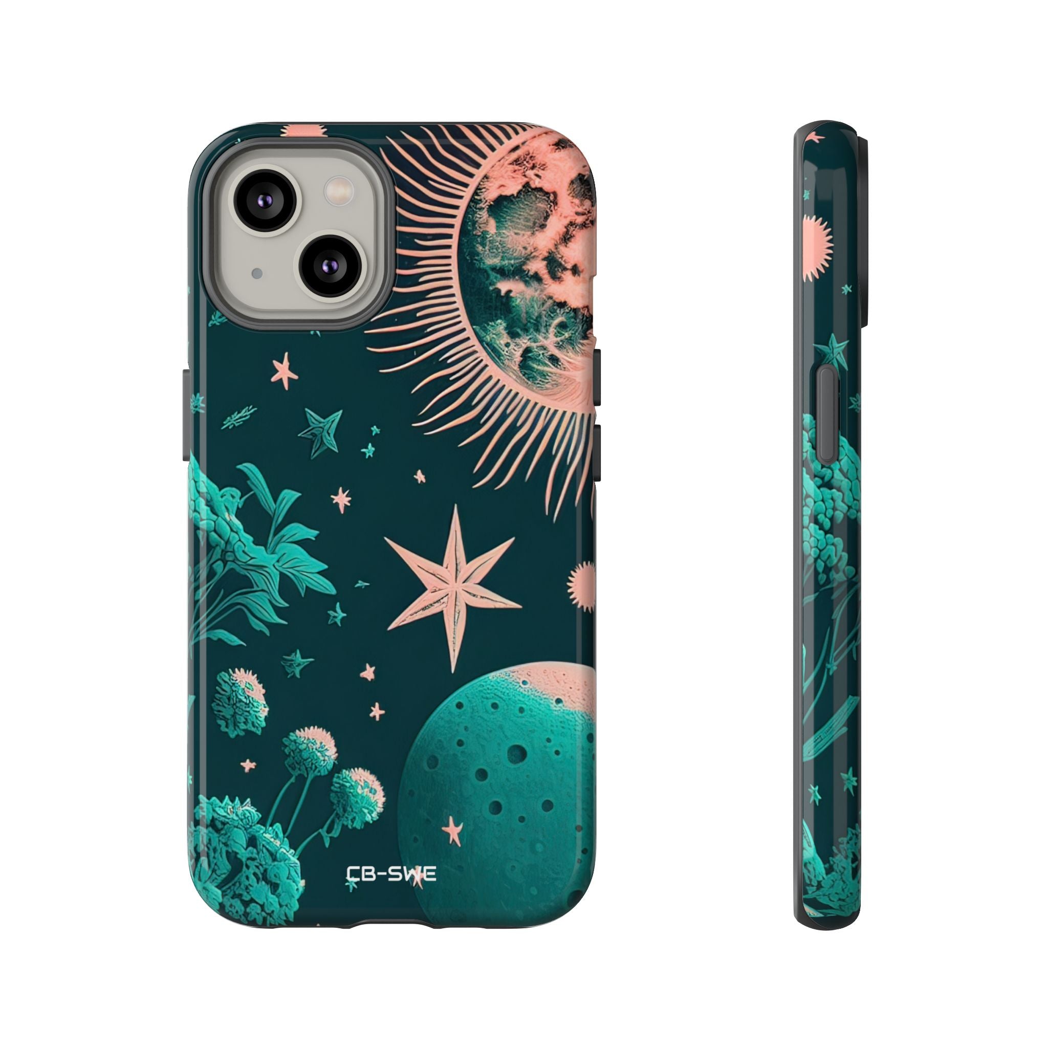 Celestial Botanical Night - iPhone Case