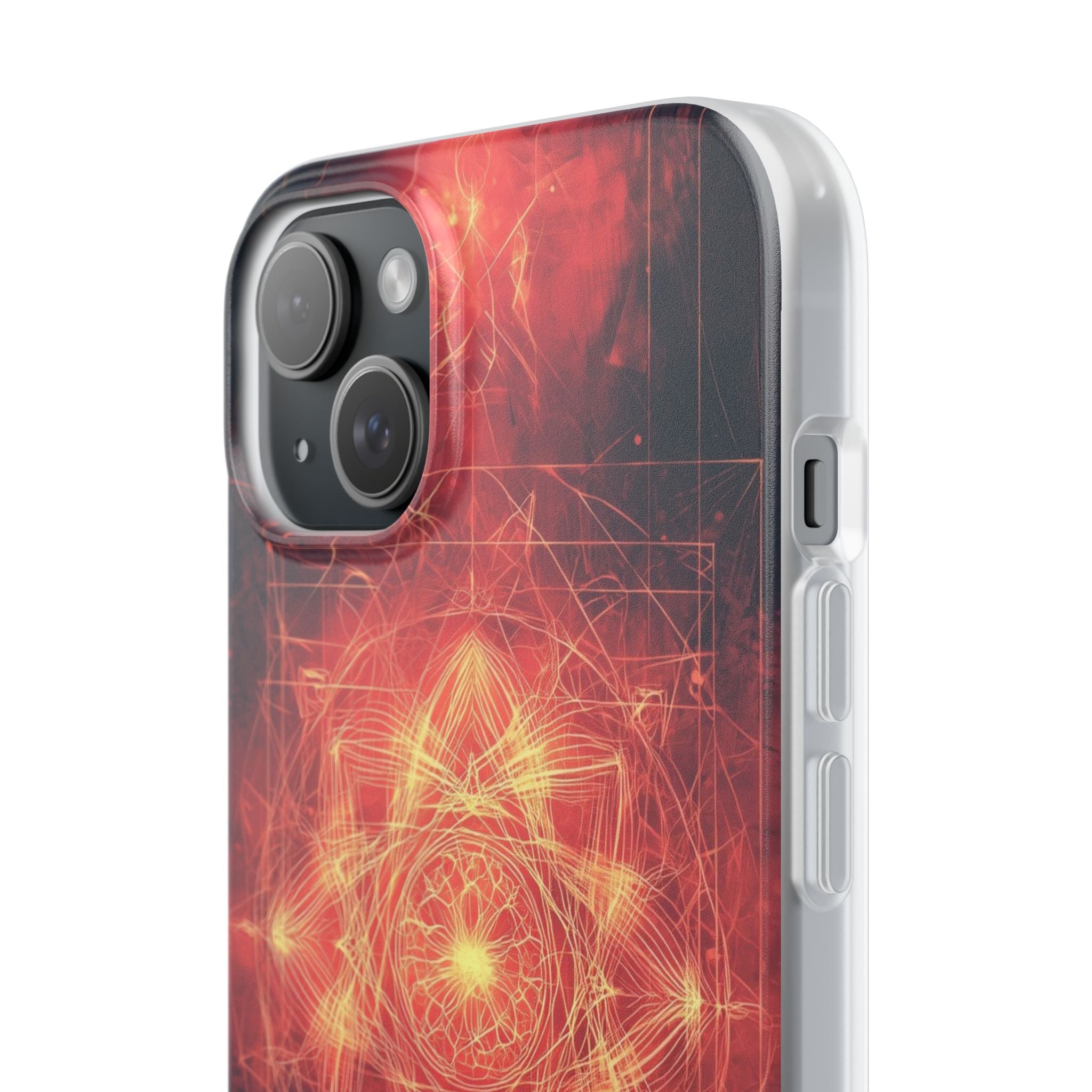 Radiant Mandala iPhone 15 Plus Case - Soft