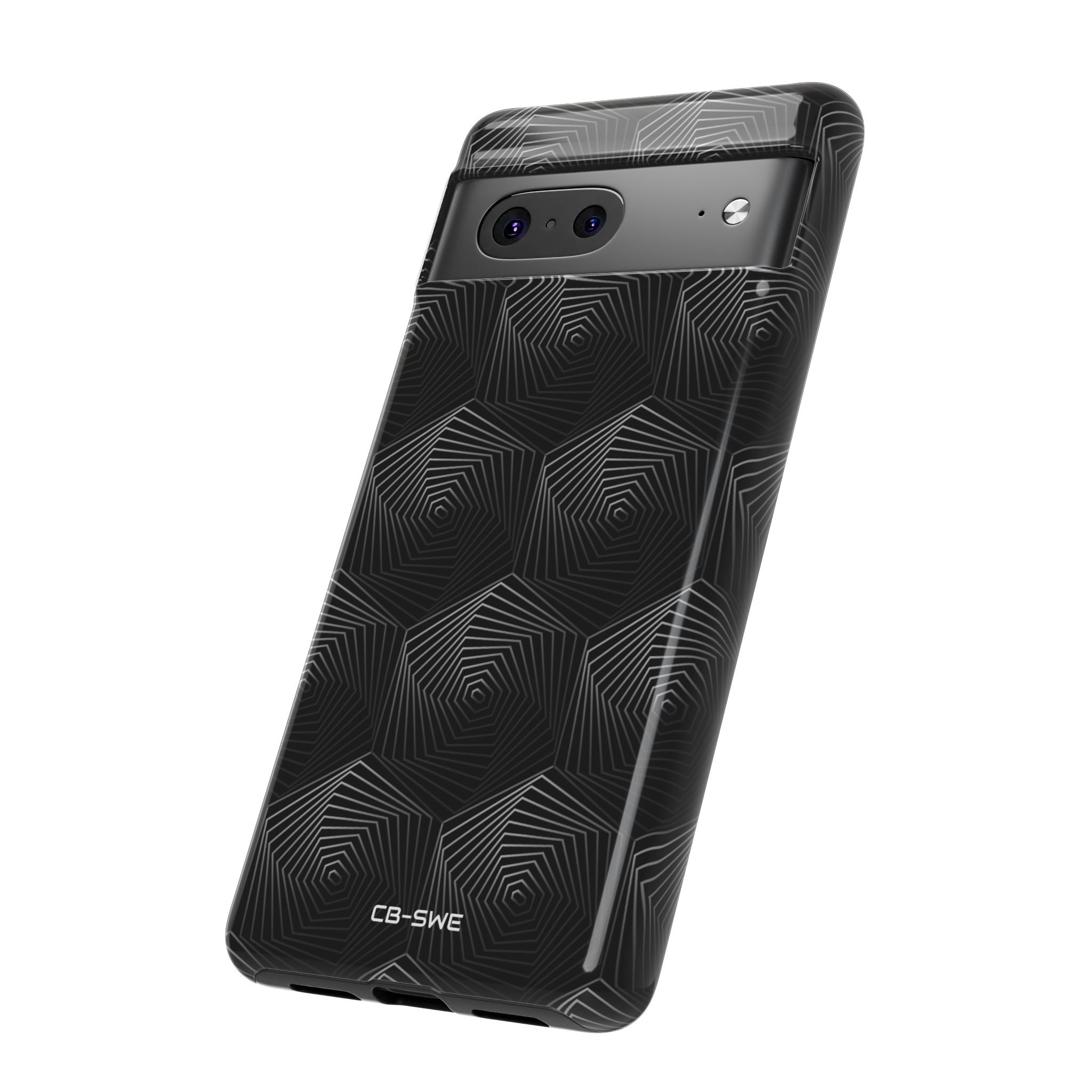Geometric Spiral Illusion - Google Pixel Case