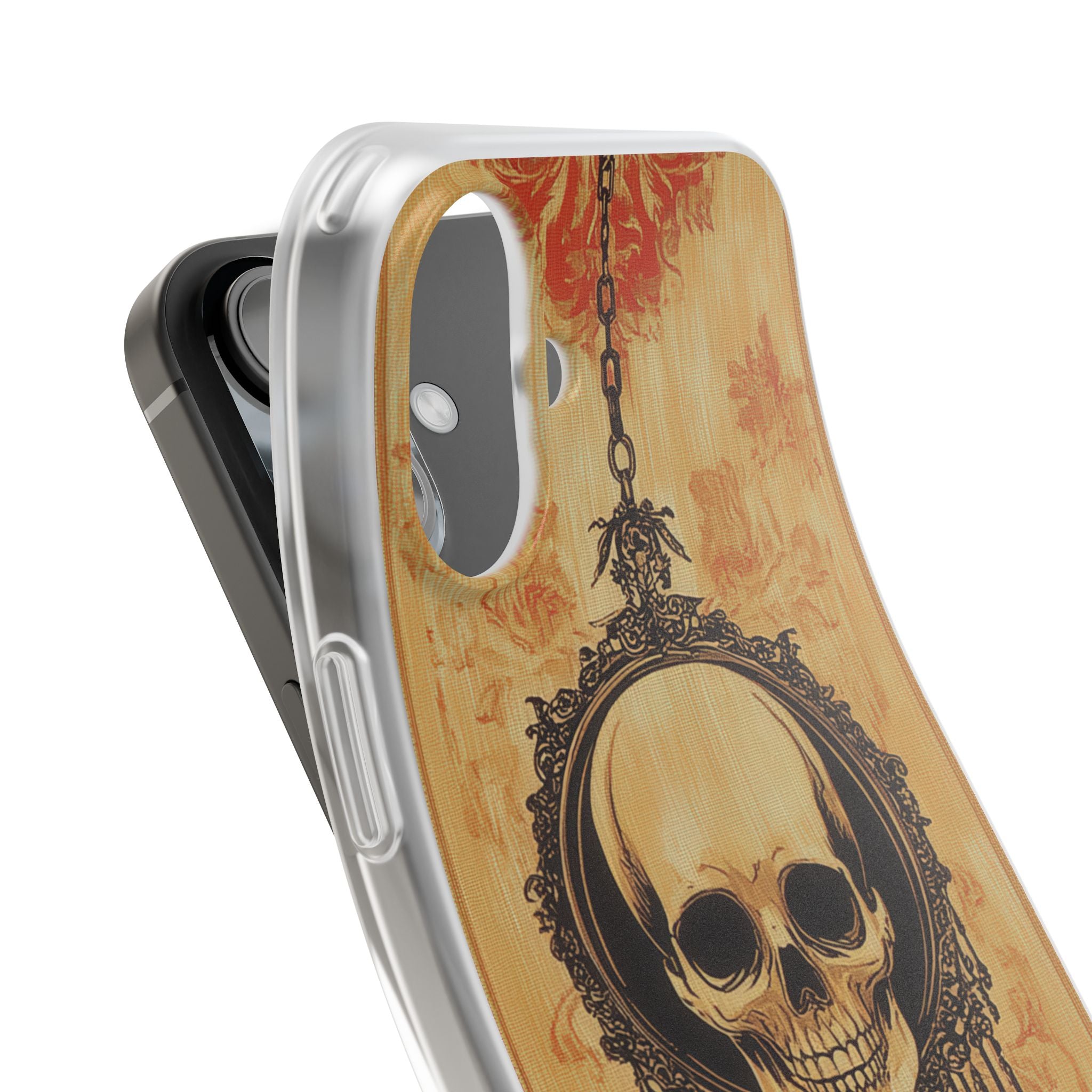 Skull Pendant iPhone 16 Plus Case - Soft