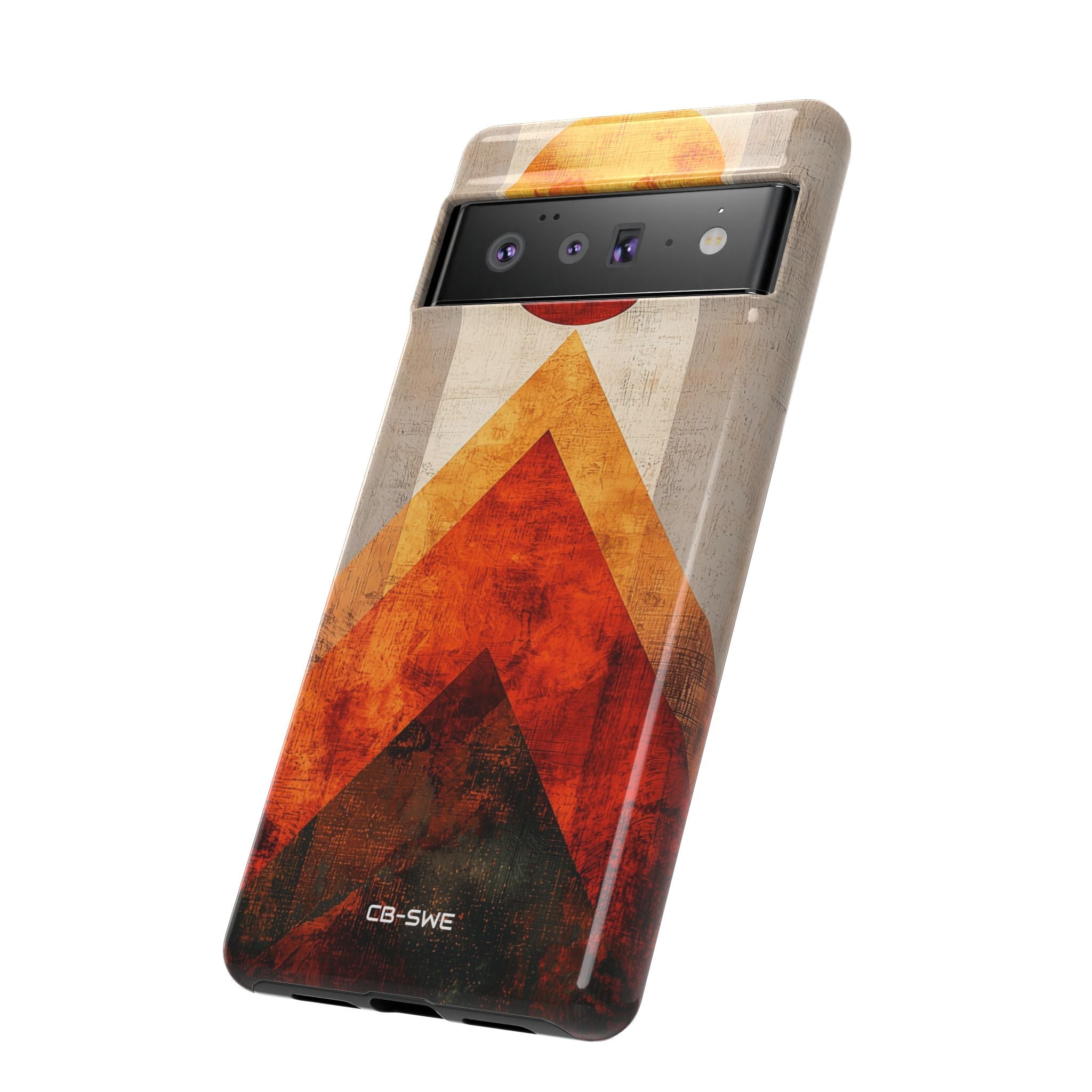 Sun Embraces Mountains - Google Pixel Case