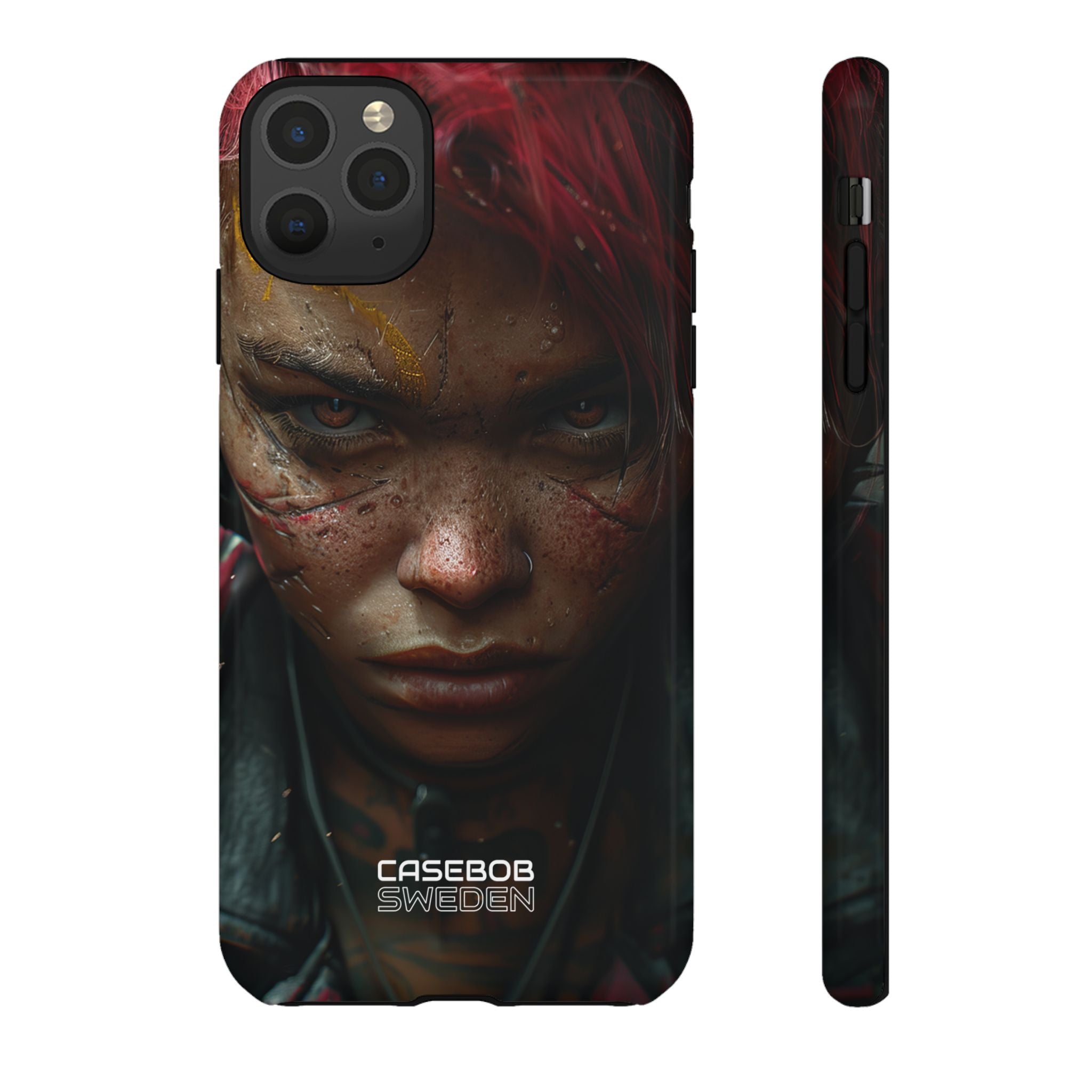 Cyberpunk Rebel Portrait iPhone 11 - Tough